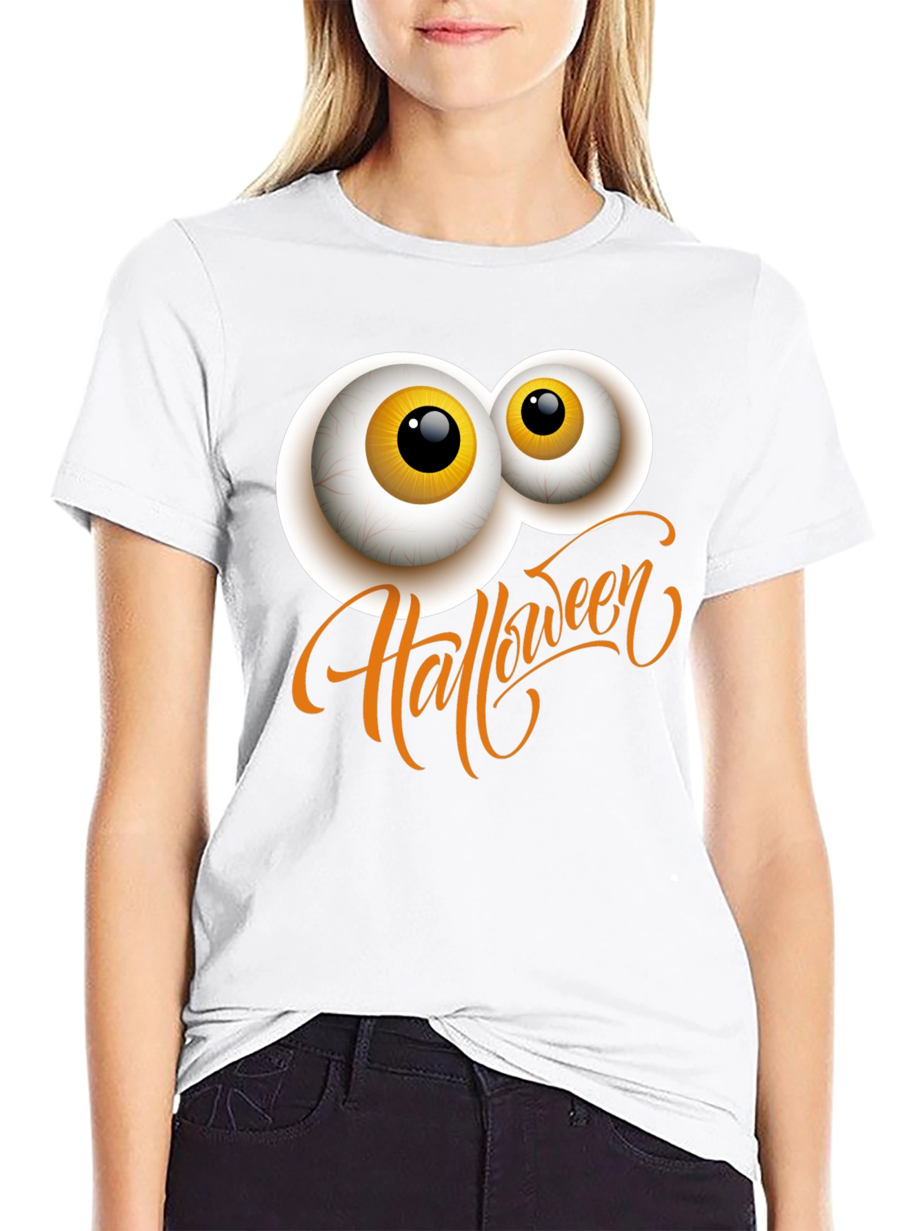 Halloween Eyeball T-Shirt - Spooky Season Apparel