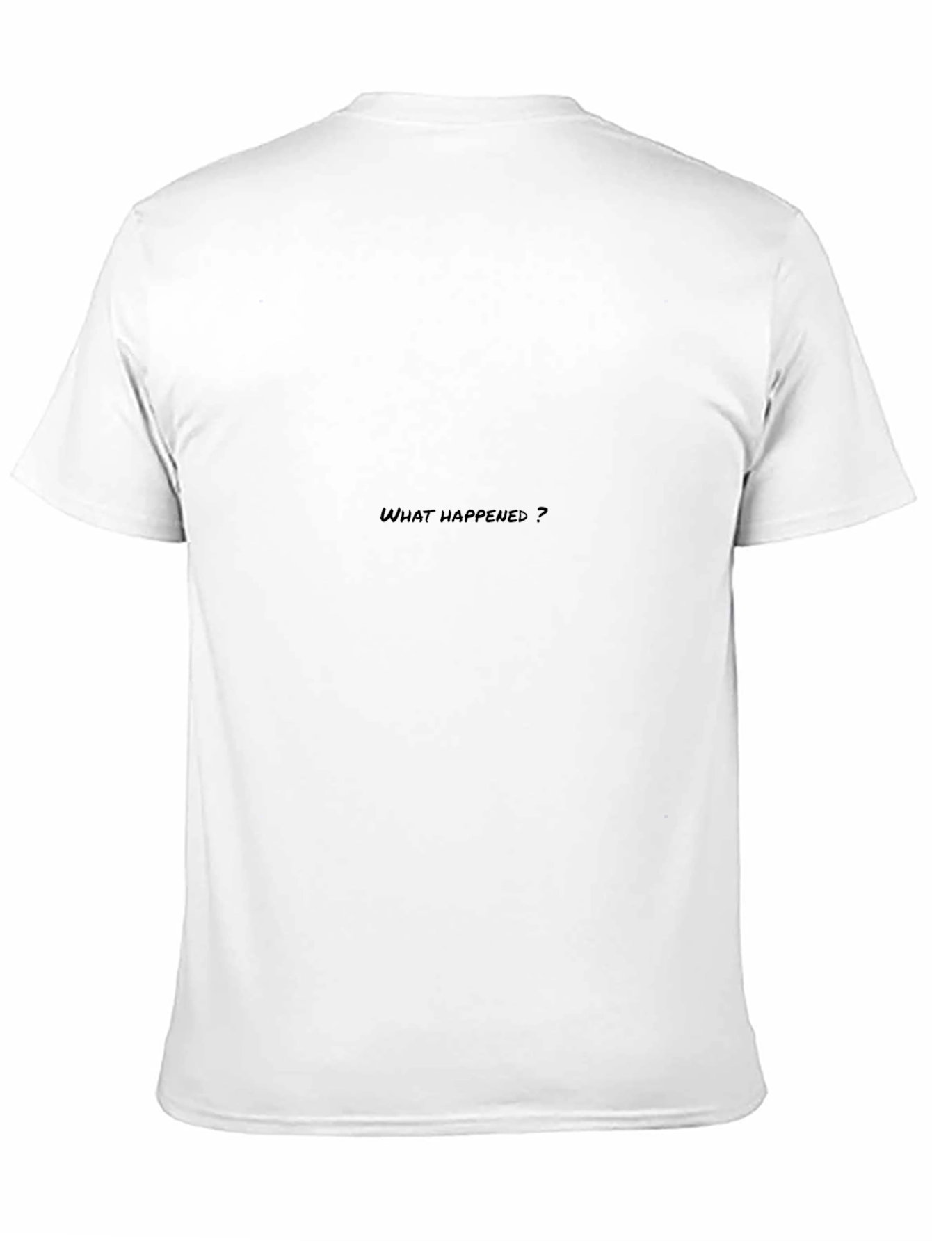 Black What Happened? Graphic T-Shirt