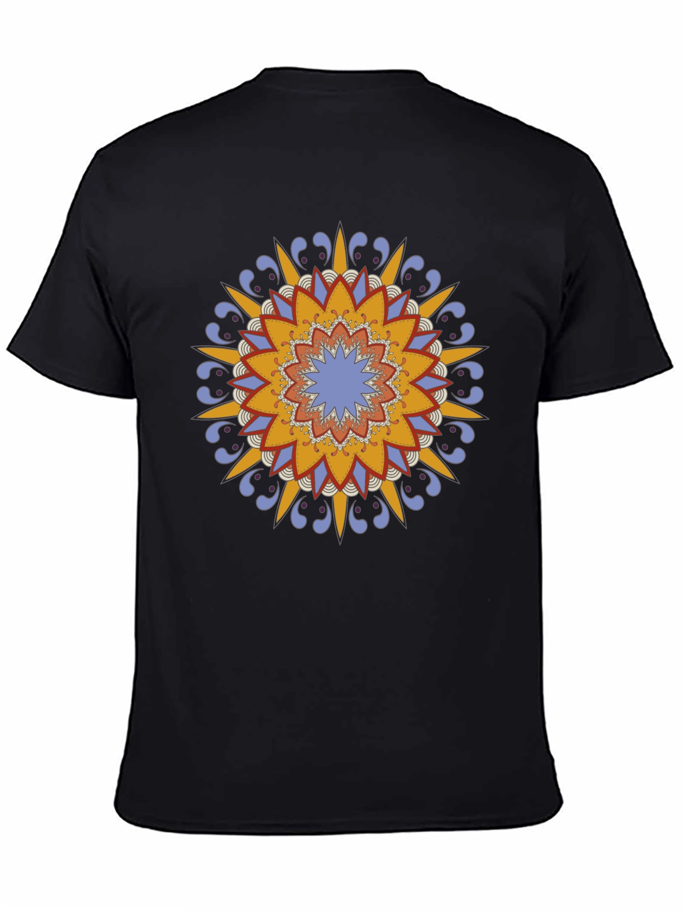 Mandala Graphic Black T-Shirt