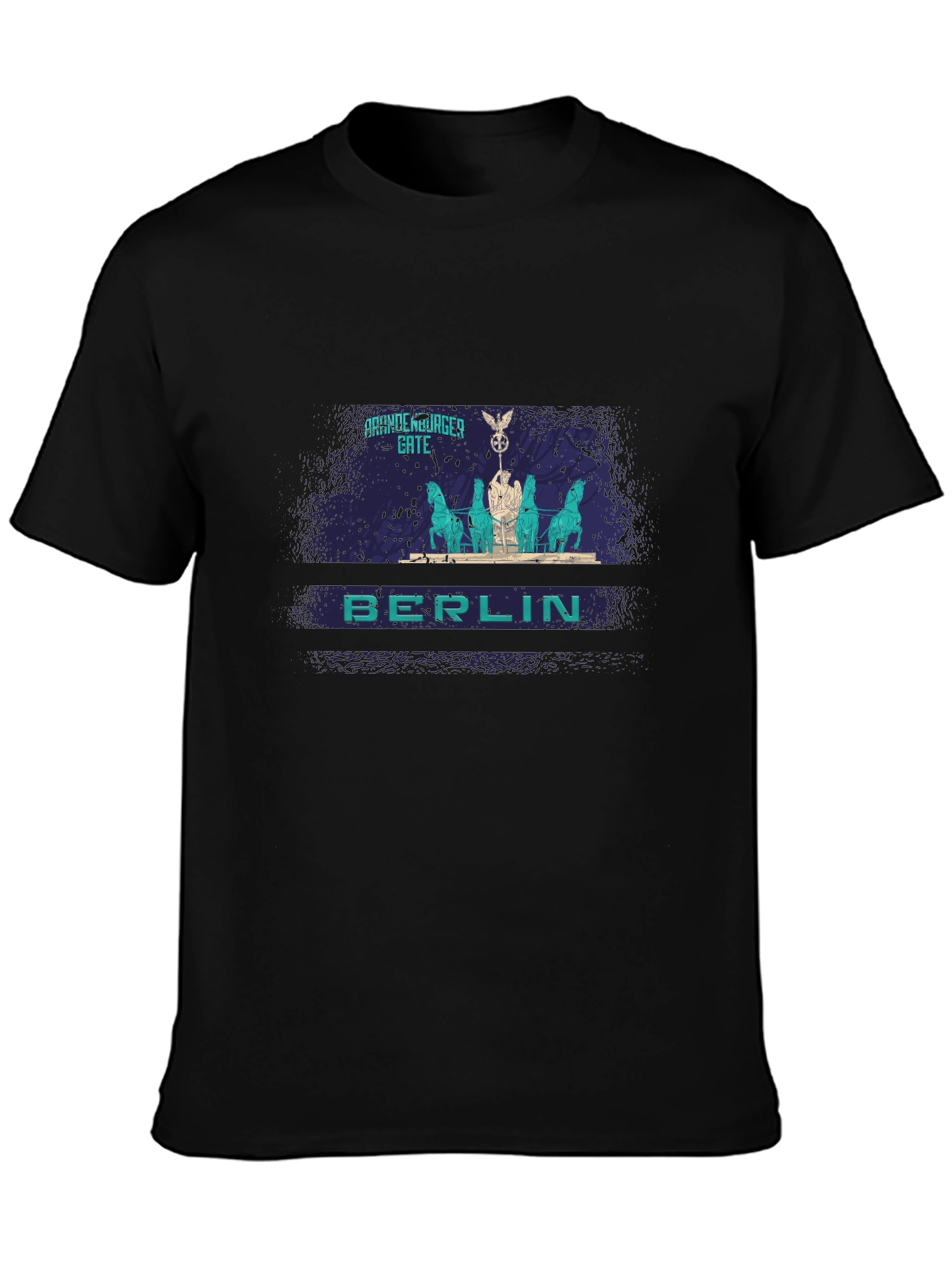 Berlin Brandenburg Gate Mens Graphic T-Shirt