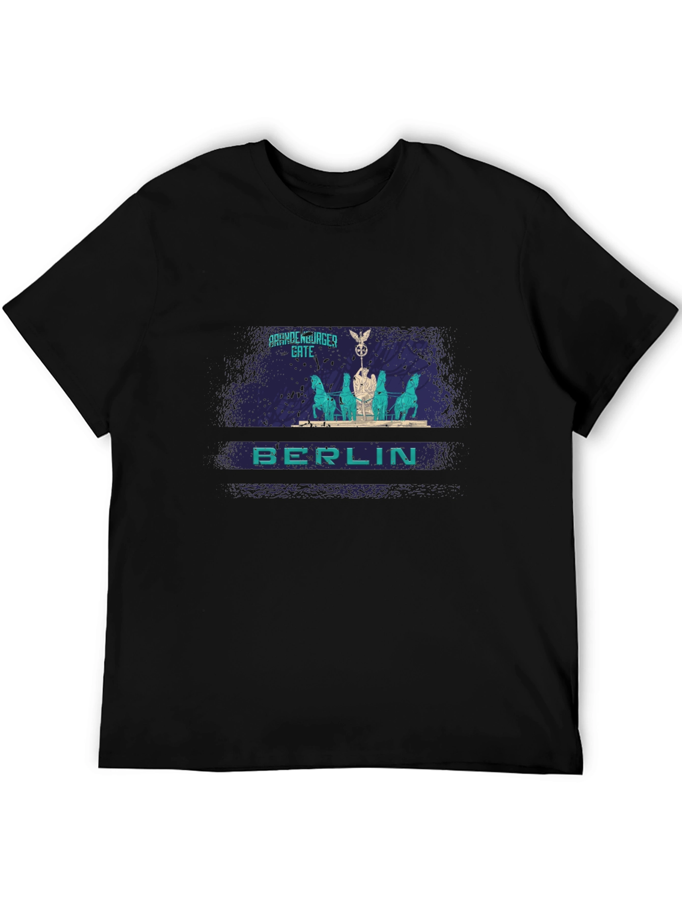 Berlin Brandenburg Gate Mens Graphic T-Shirt