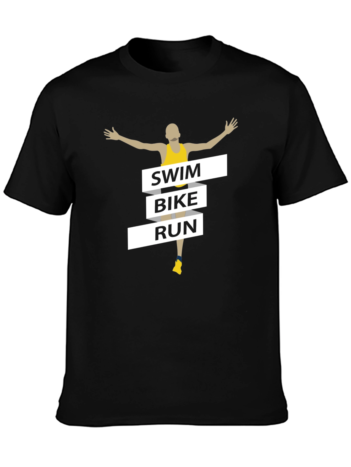 Swim Bike Run Triathlon T-Shirt