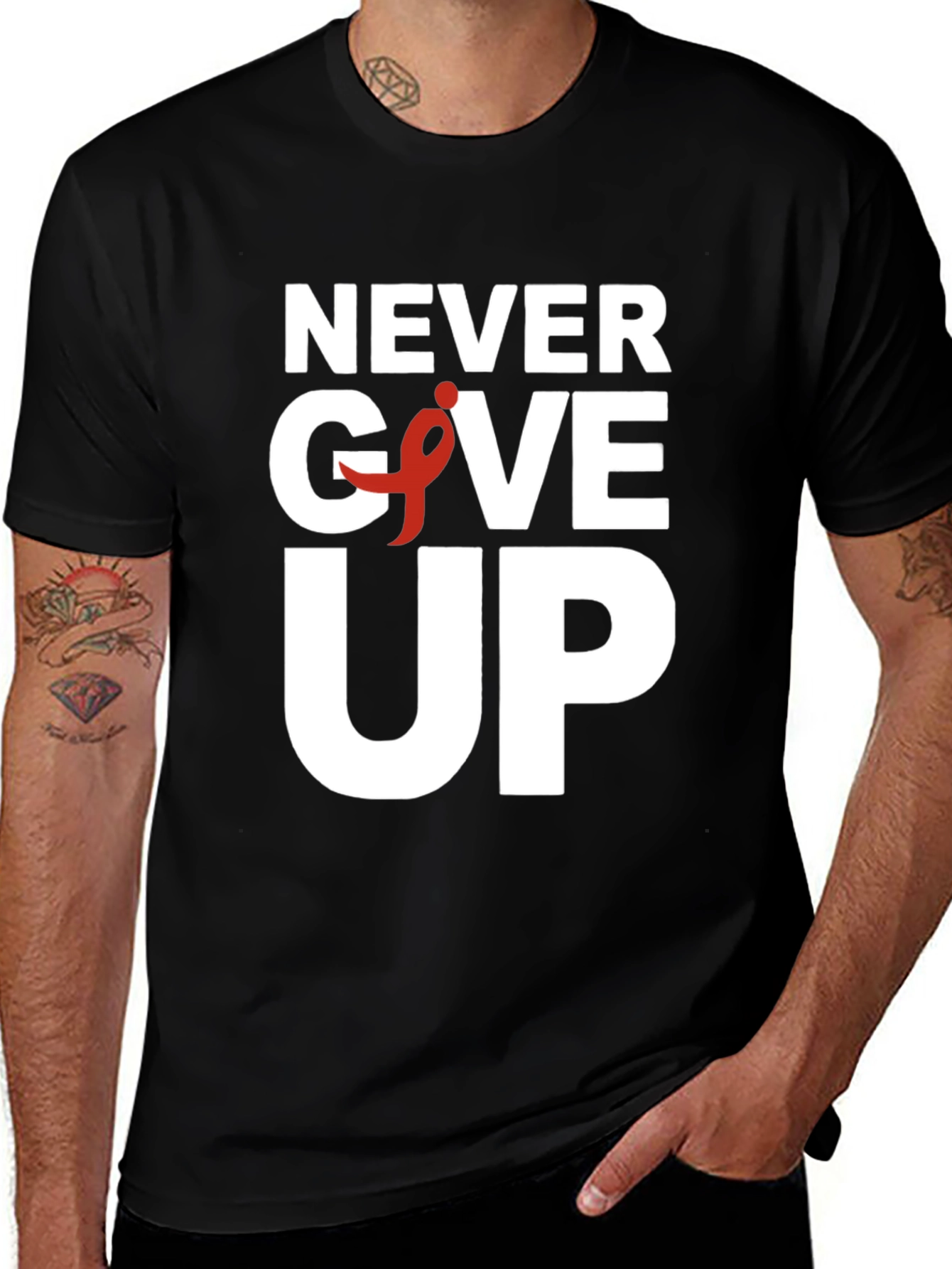 Never Give Up T-Shirt