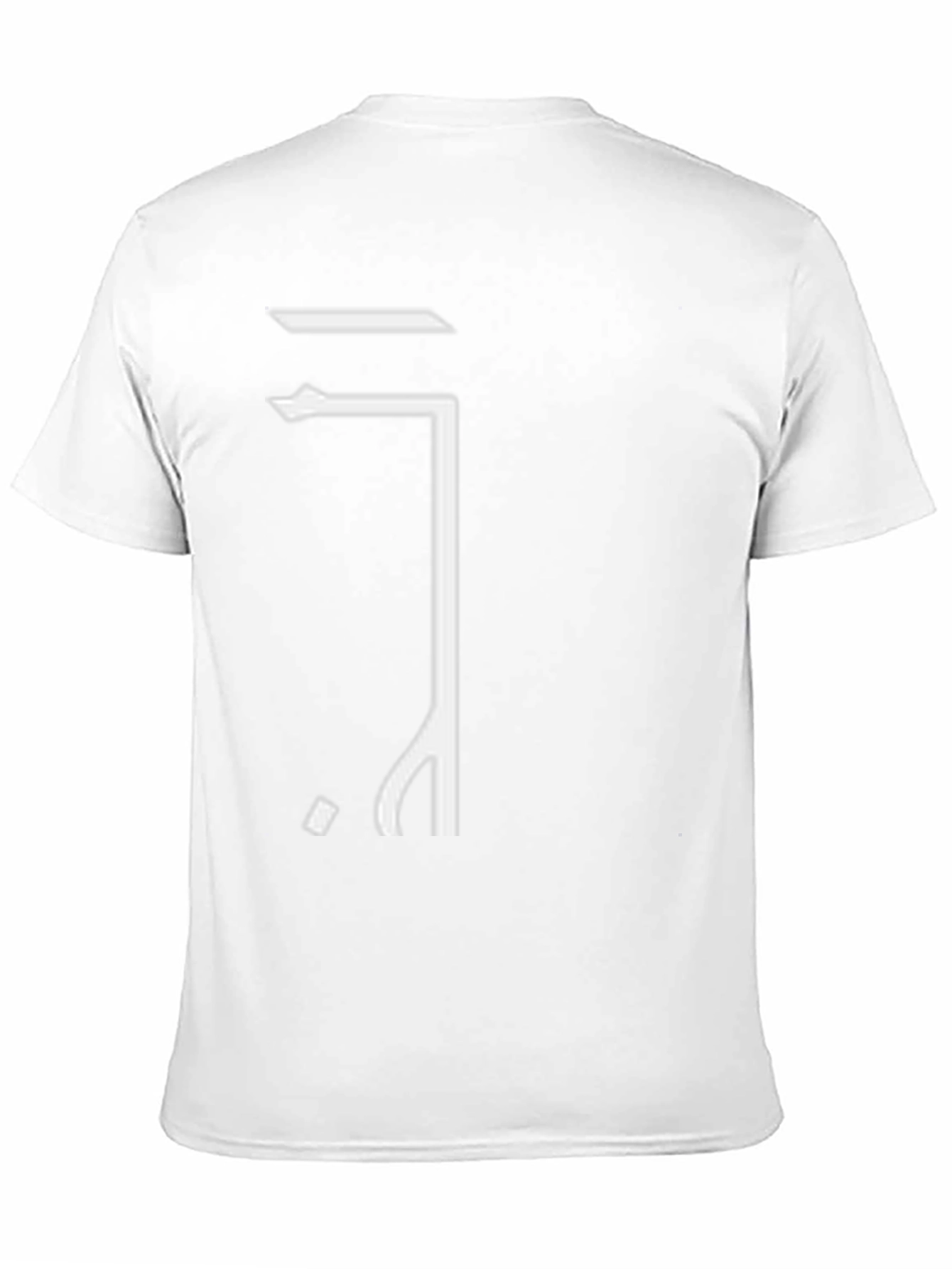 Minimalist Symbol Graphic Black Cotton T-Shirt