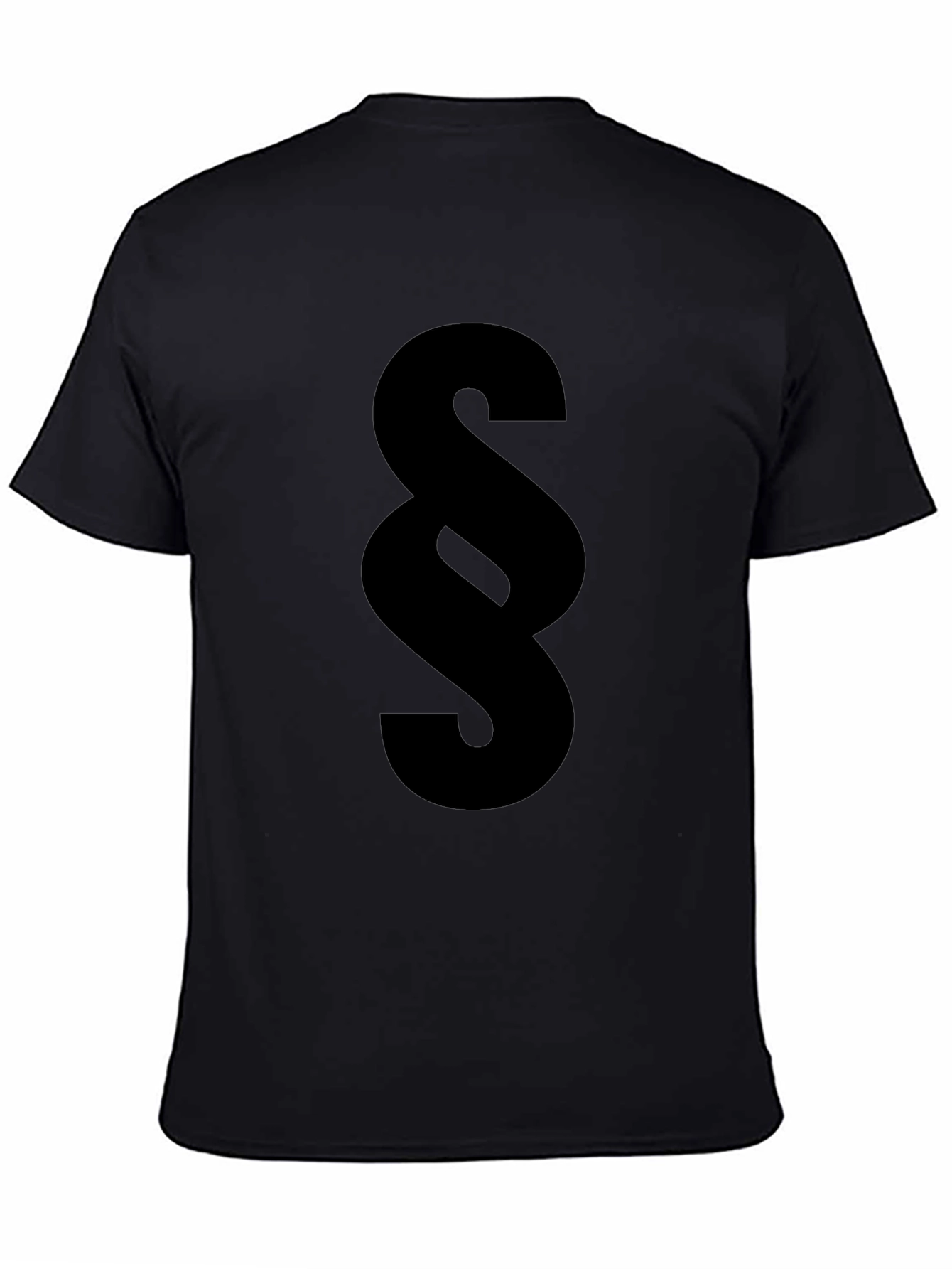 Paragraph Symbol Black T-Shirt