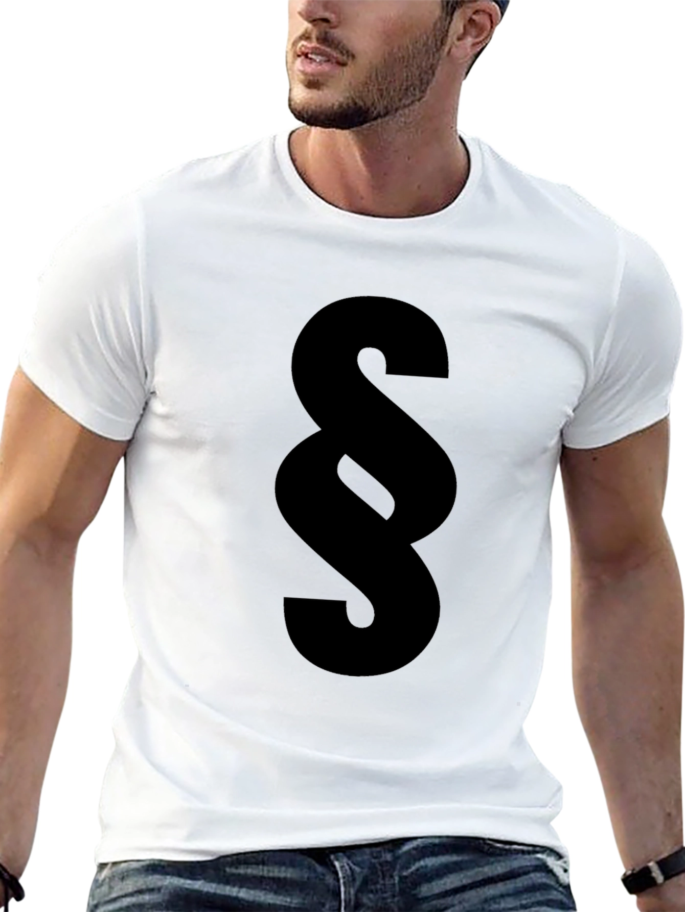 Paragraph Symbol Black T-Shirt