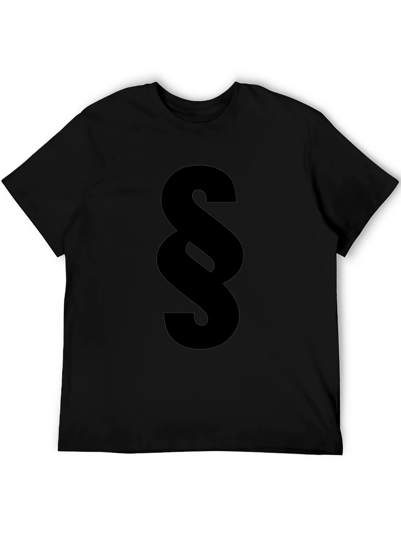 Paragraph Symbol Black T-Shirt