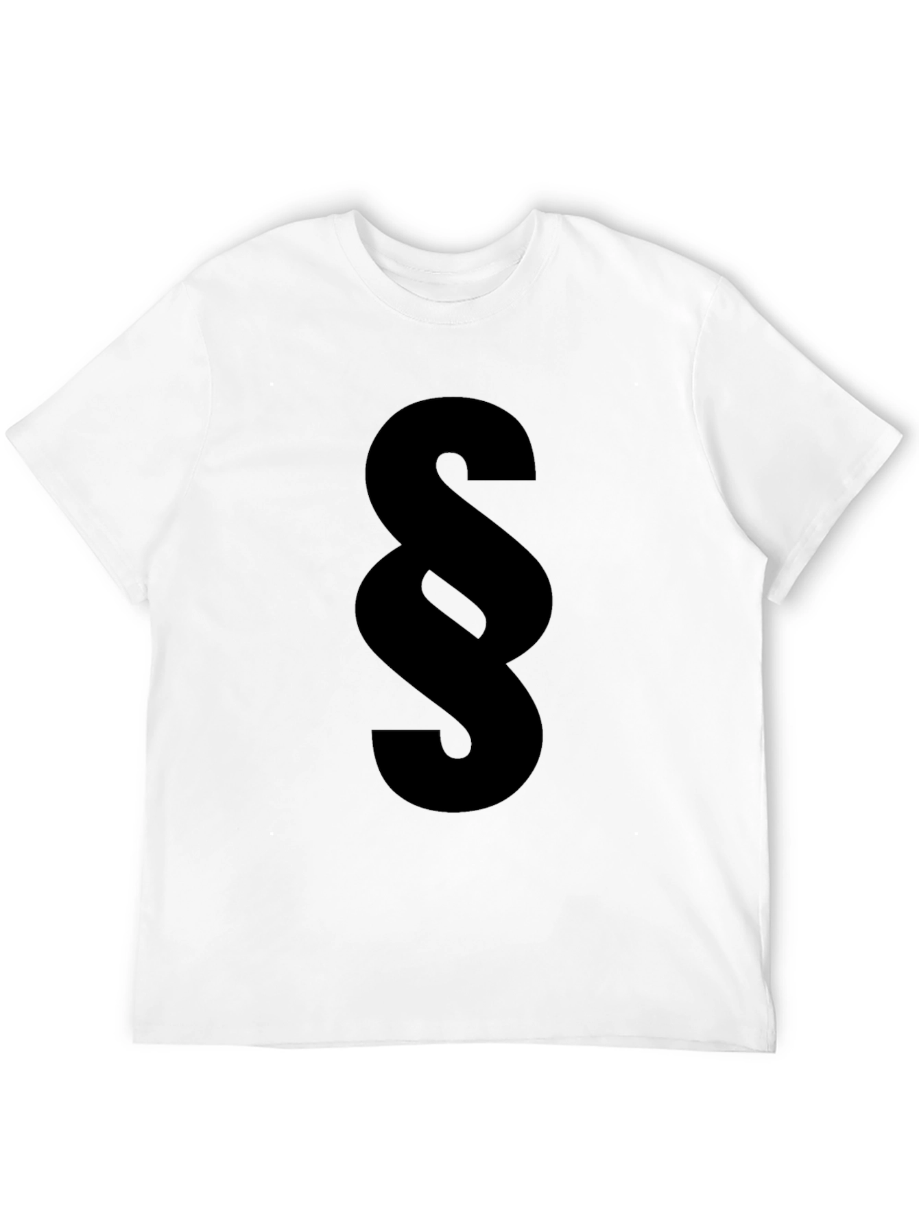 Paragraph Symbol Black T-Shirt
