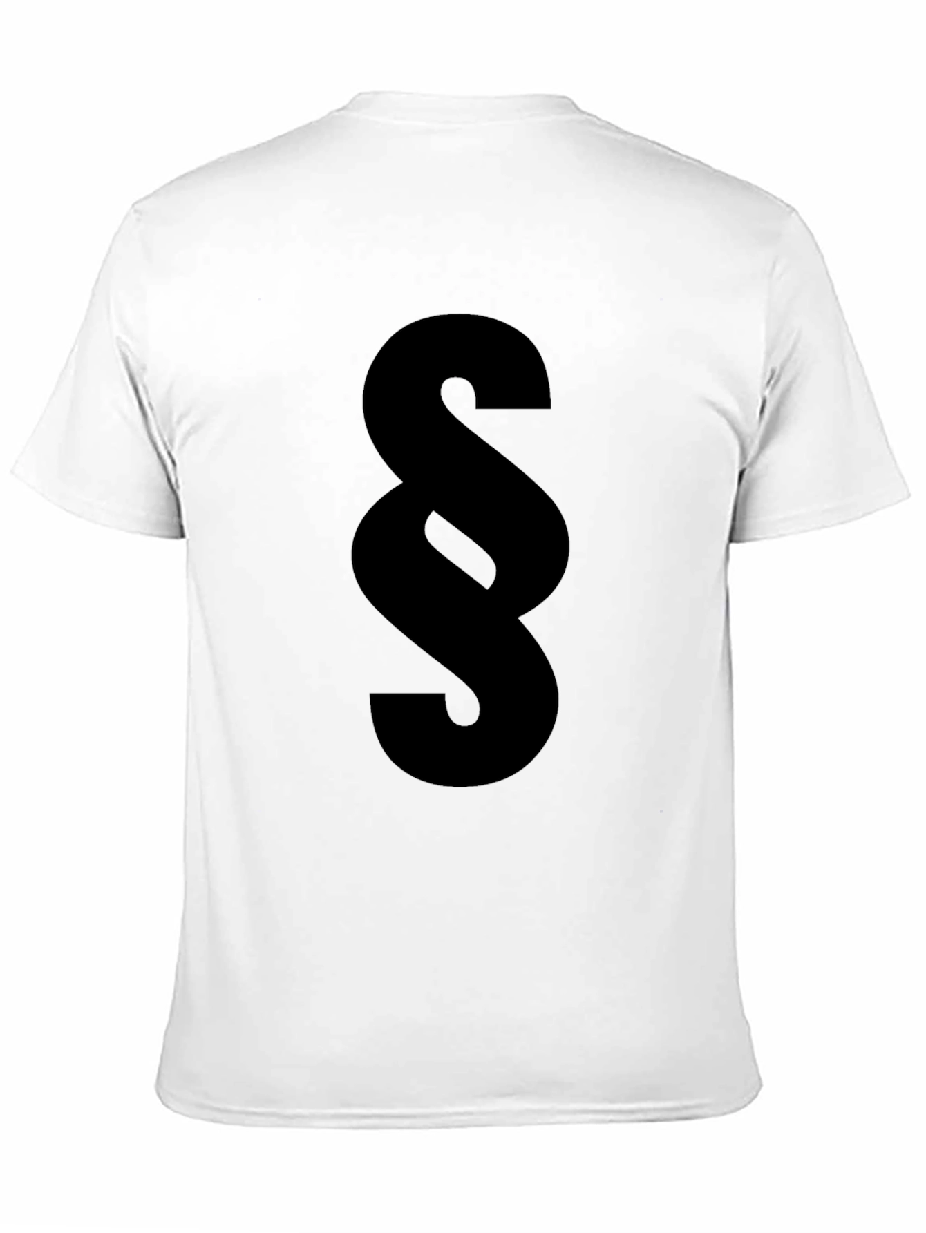 Paragraph Symbol Black T-Shirt