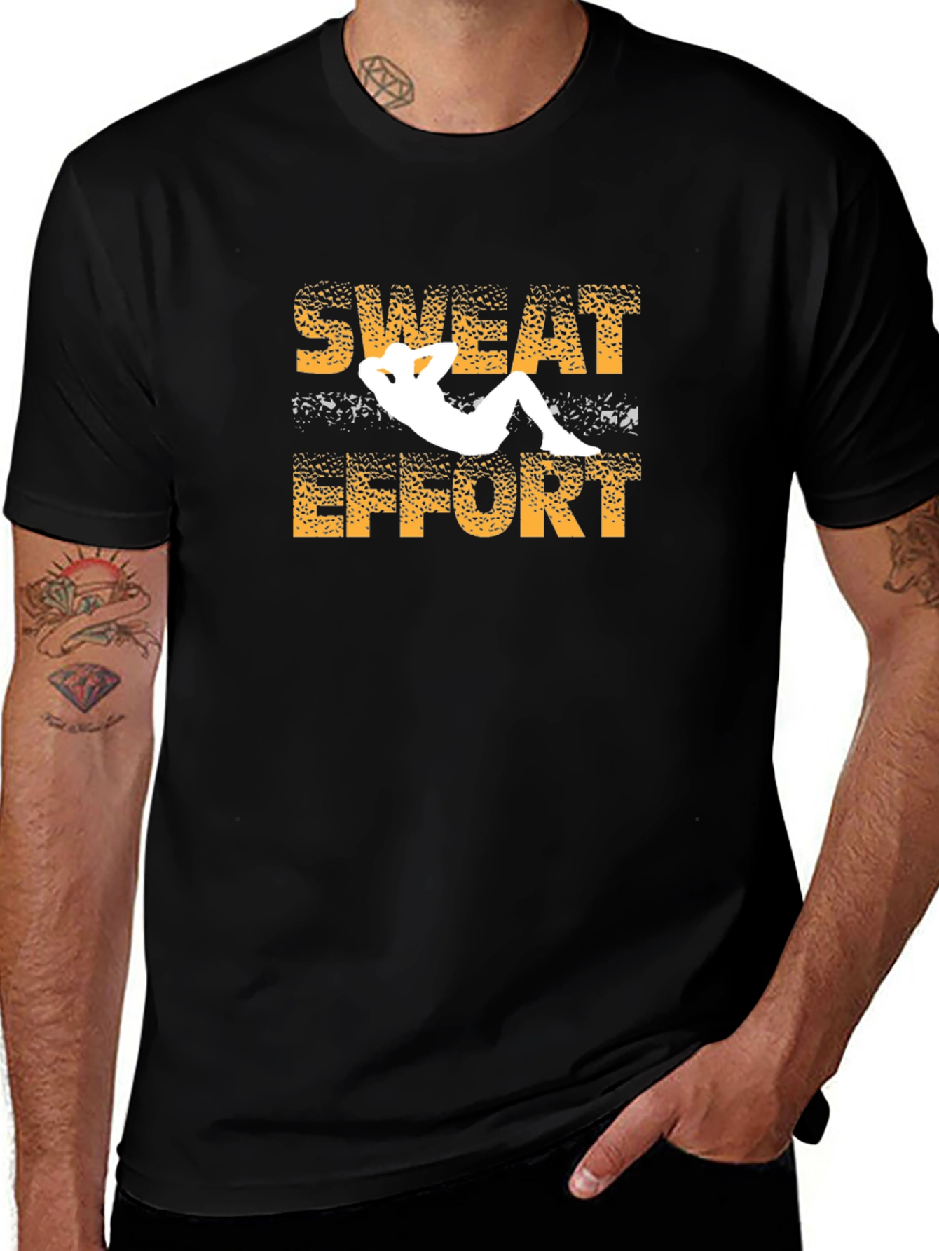 Sweat Effort Graphic T-Shirt - Fitness Motivation