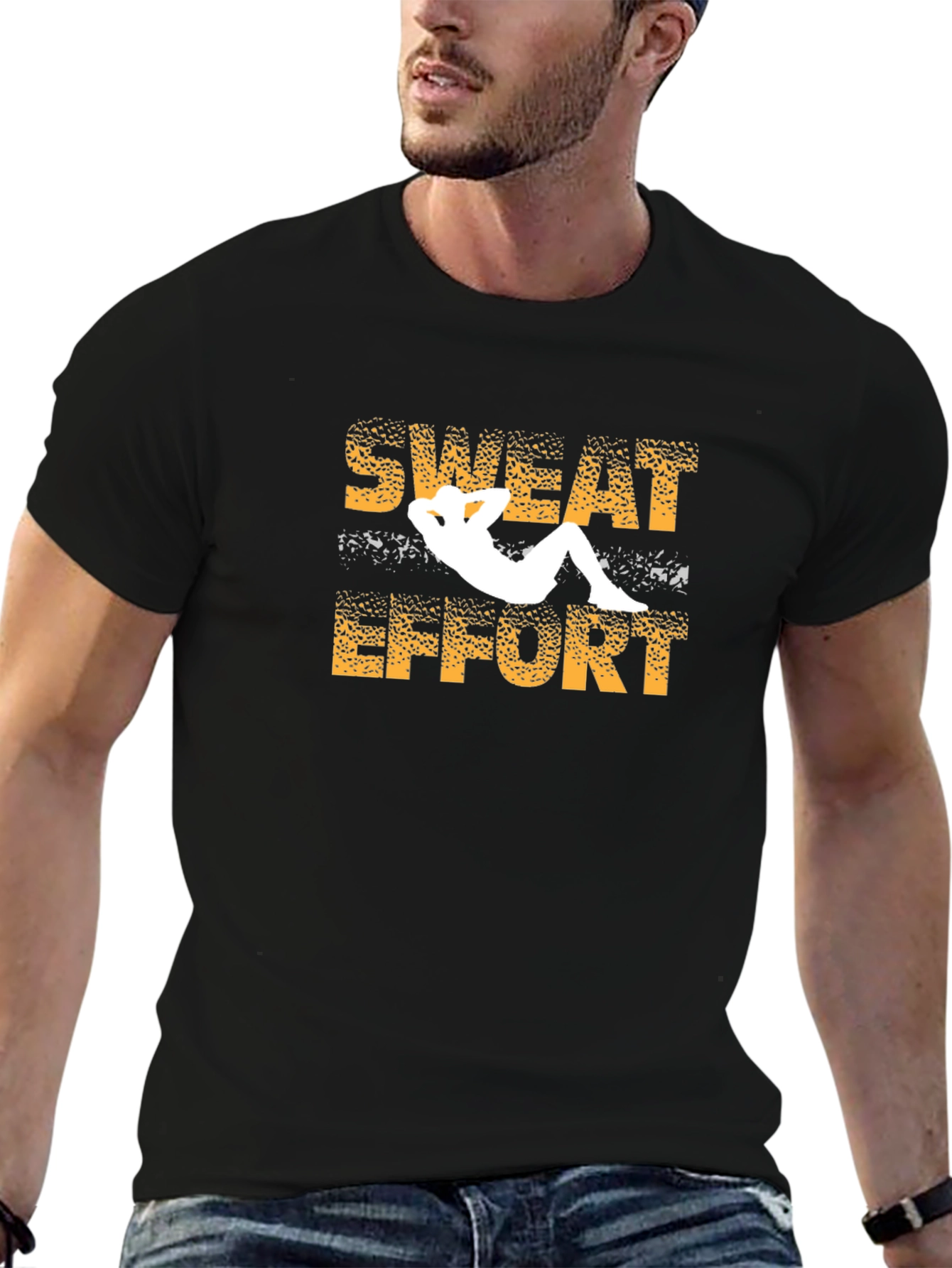 Sweat Effort Graphic T-Shirt - Fitness Motivation