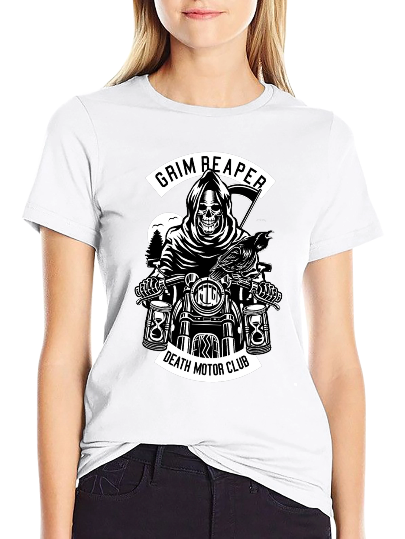 Grim Reaper Death Motor Club T-Shirt