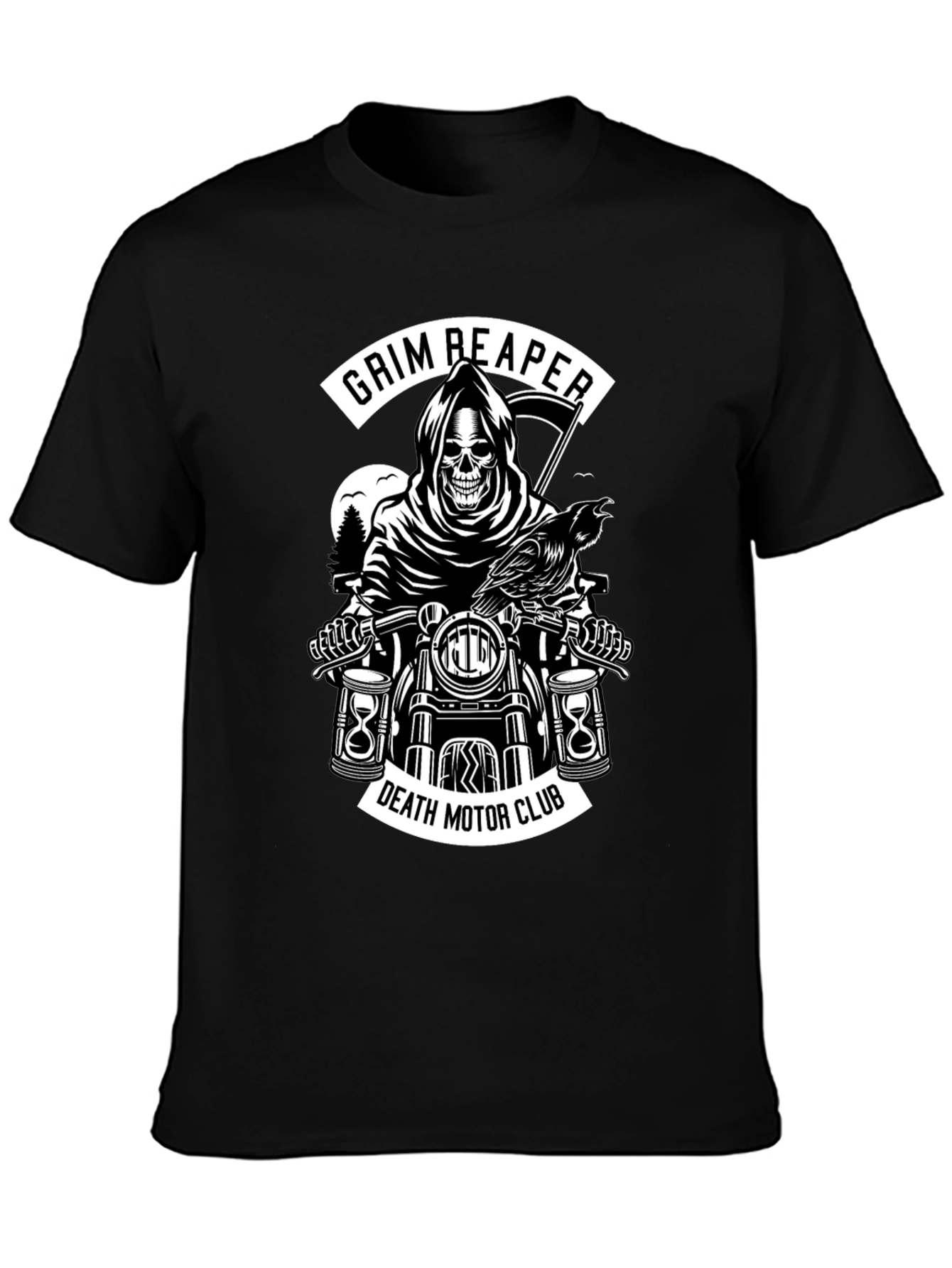 Grim Reaper Death Motor Club T-Shirt
