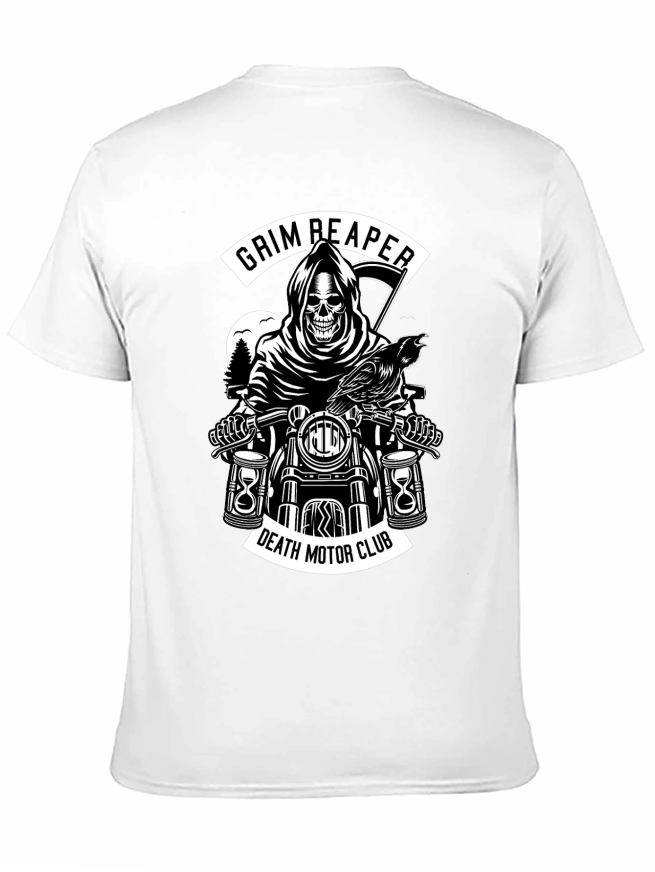 Grim Reaper Death Motor Club T-Shirt