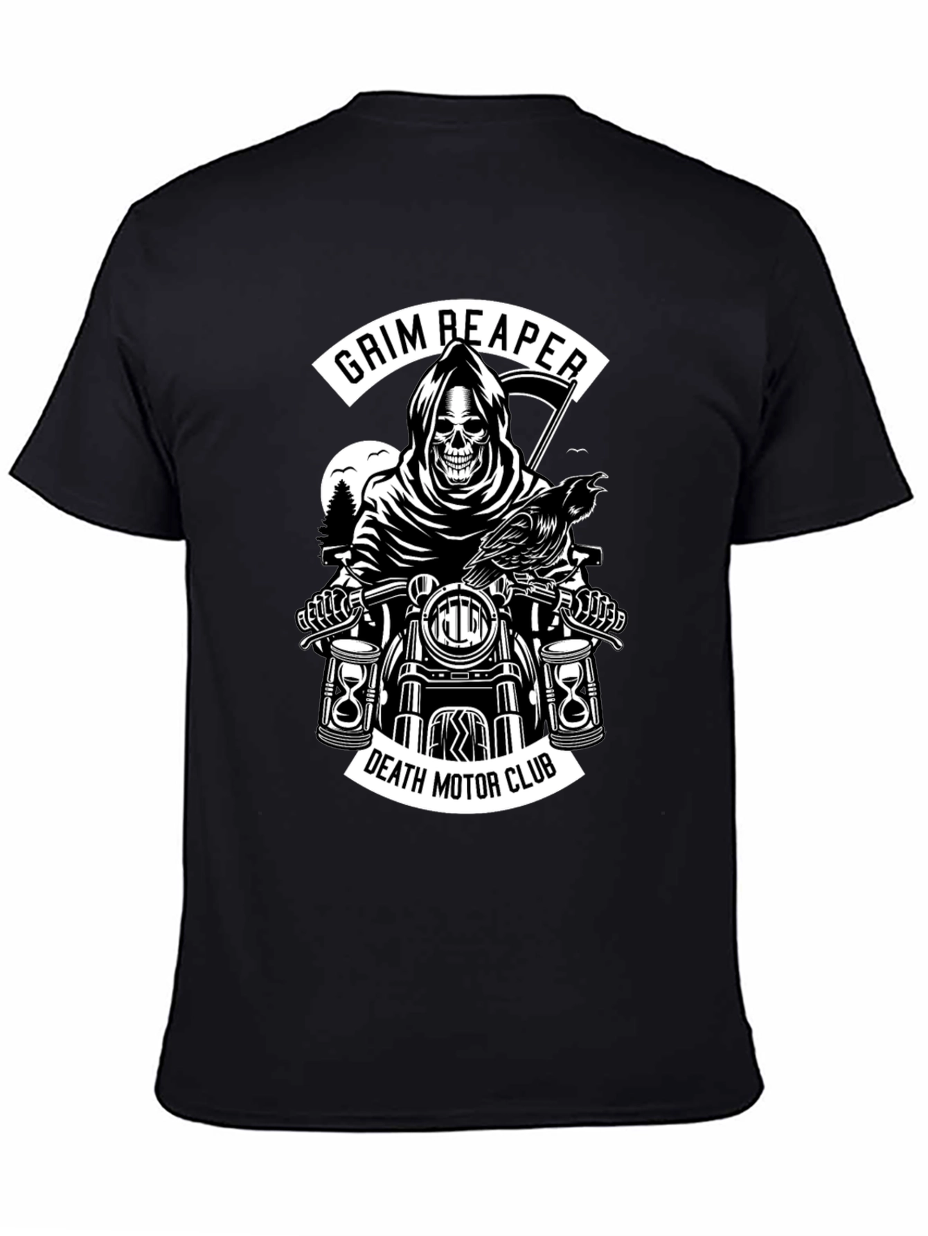 Grim Reaper Death Motor Club T-Shirt