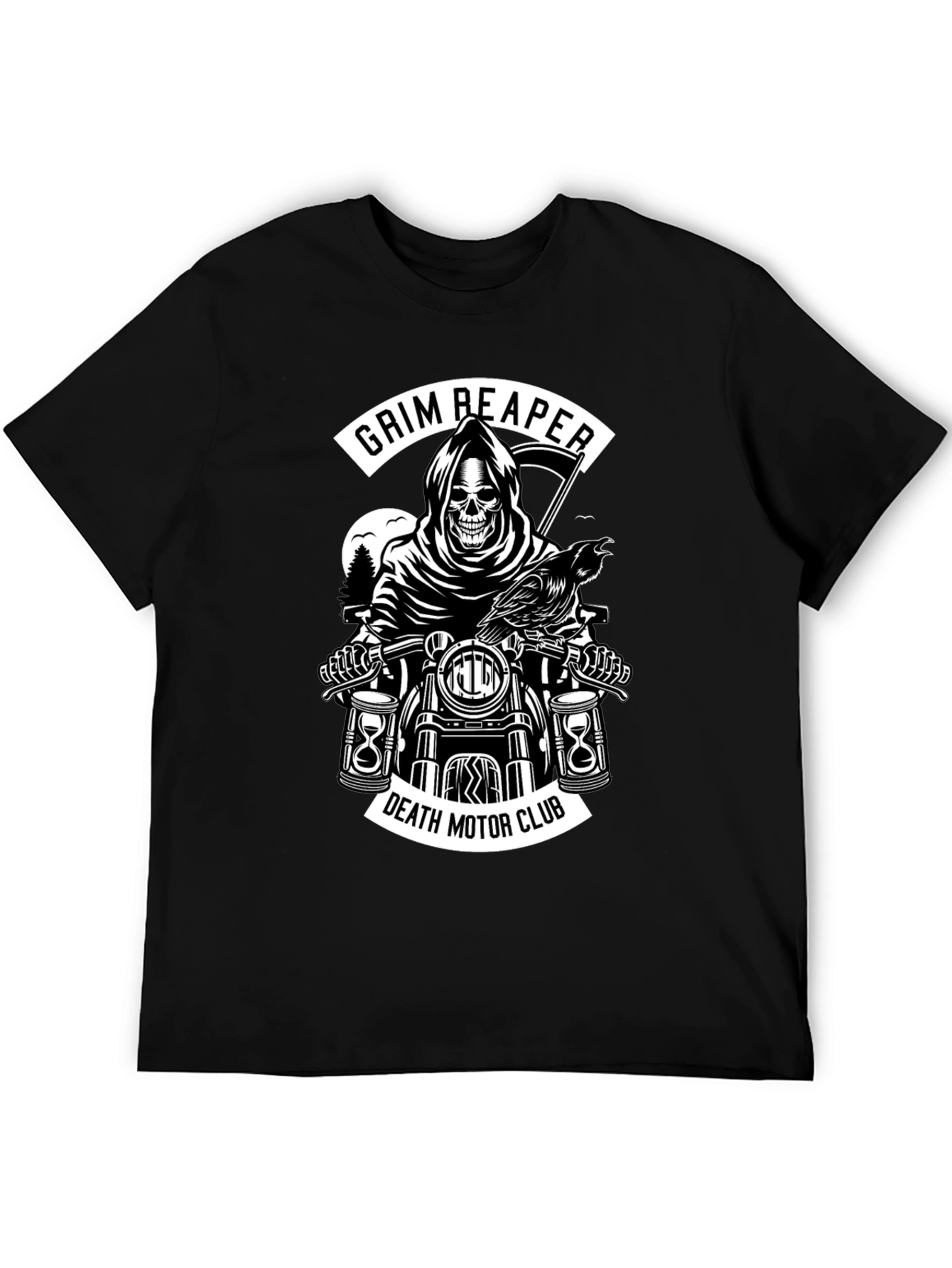 Grim Reaper Death Motor Club T-Shirt