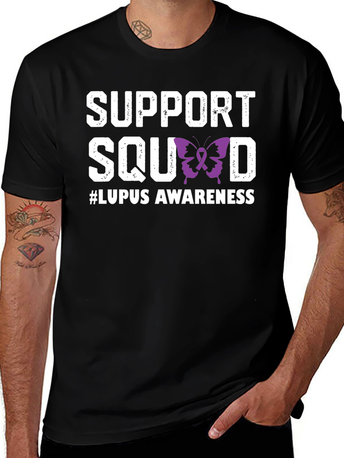 Lupus Awareness Support Squad T-Shirt