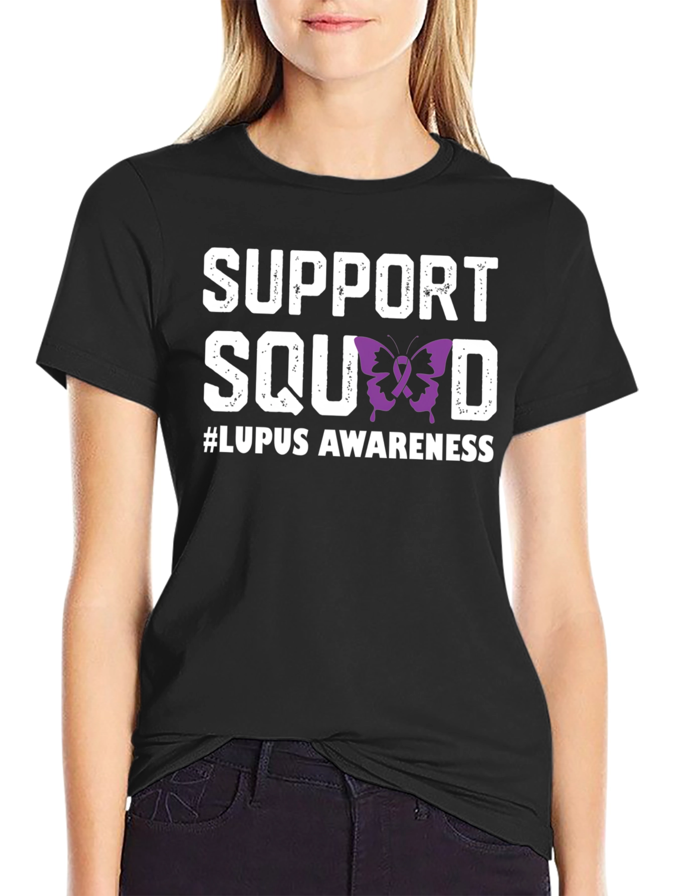 Lupus Awareness Support Squad T-Shirt
