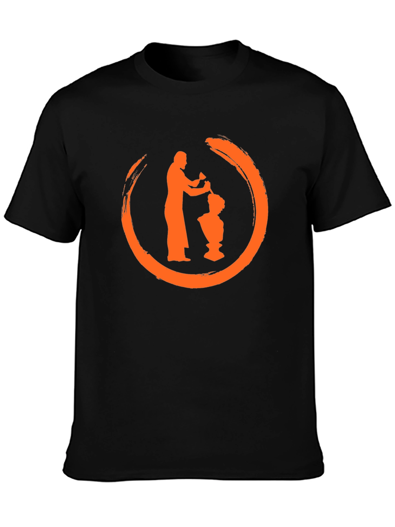 Sculptor Silhouette Graphic Tee - Mens Black T-Shirt