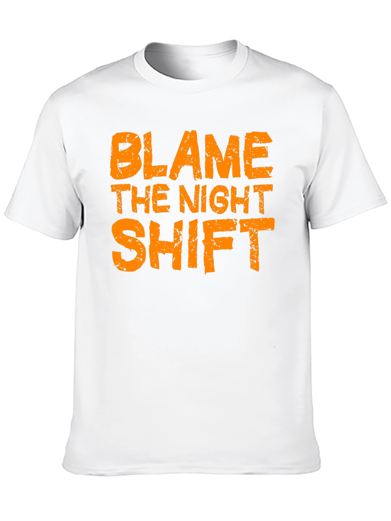 Blame The Night Shift Black Graphic Tee