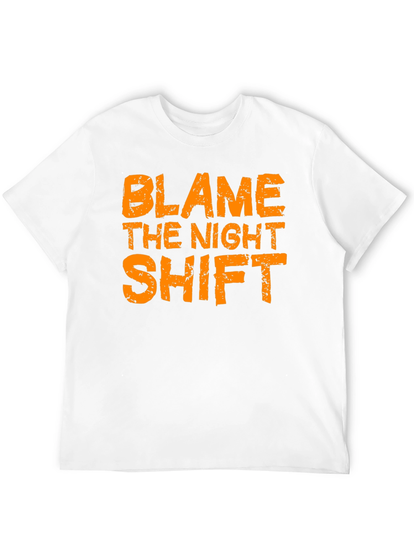 Blame The Night Shift Black Graphic Tee