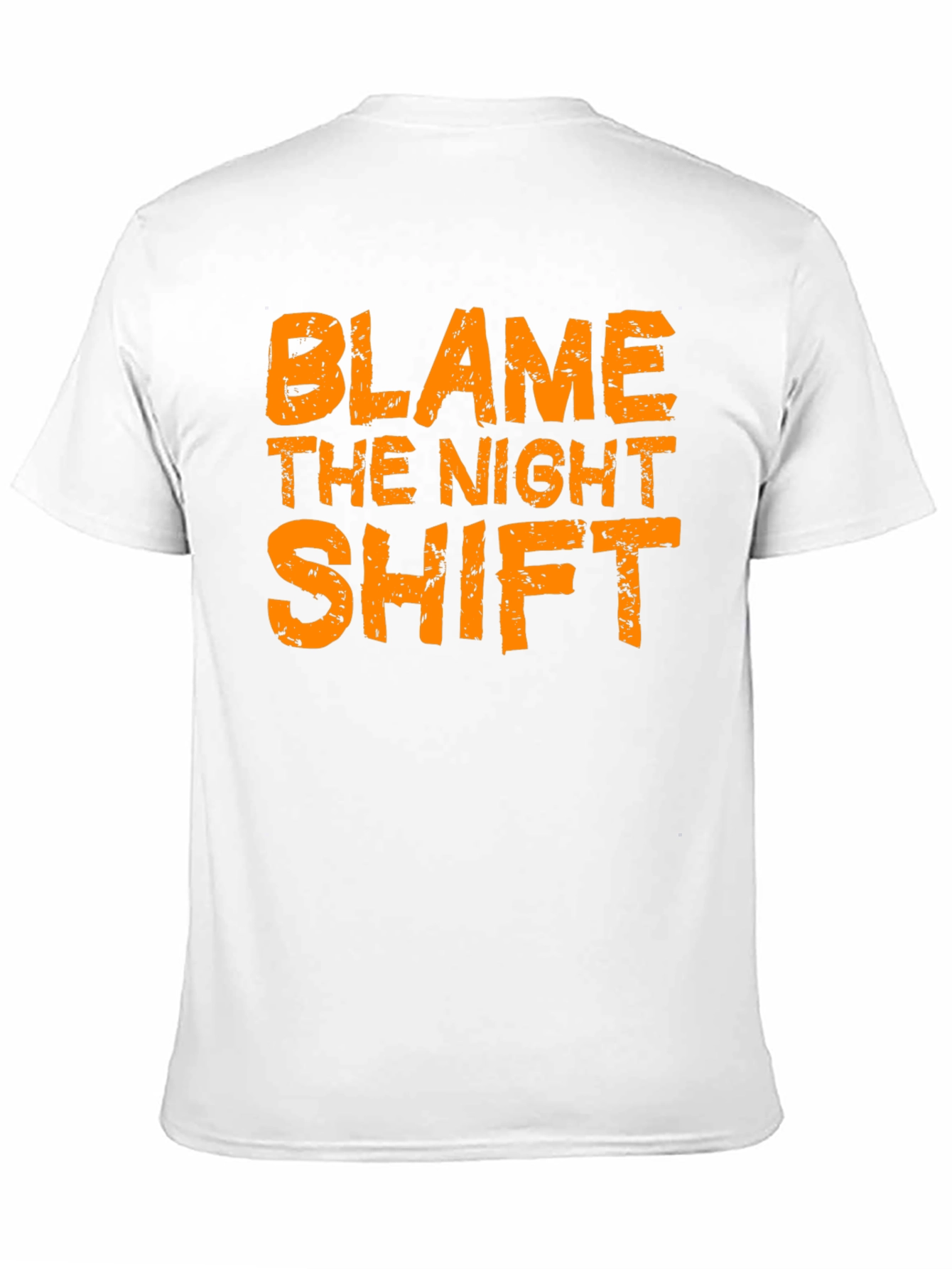 Blame The Night Shift Black Graphic Tee