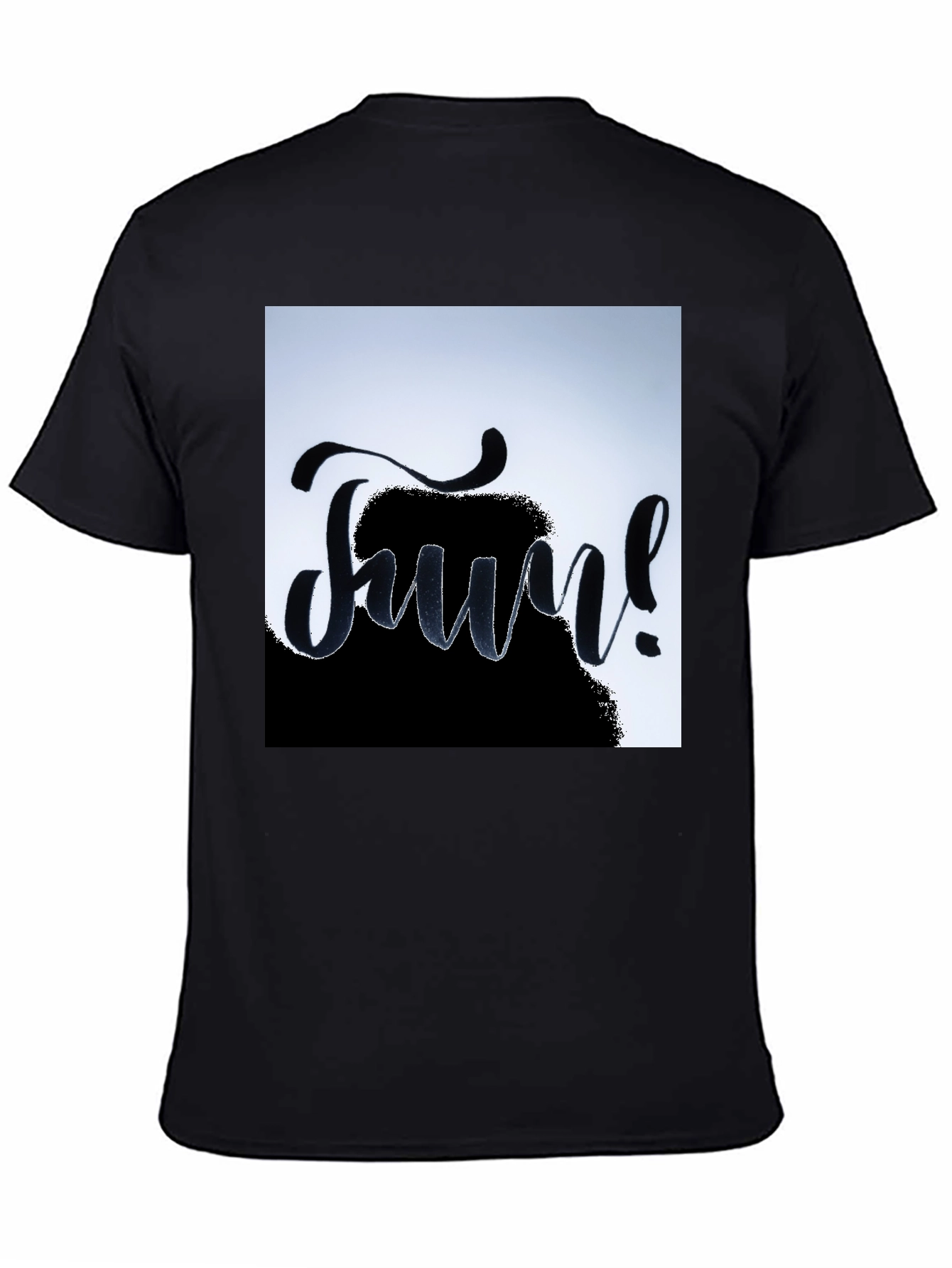Fun! Black Graphic Tee