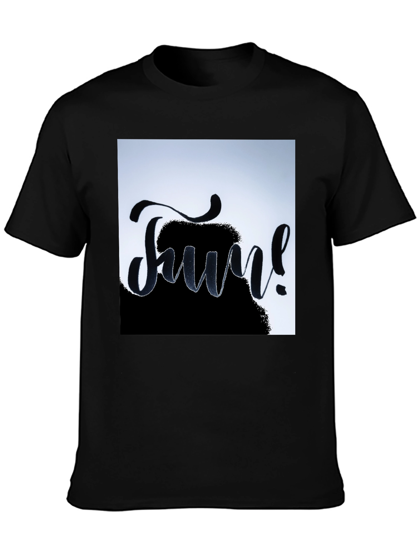 Fun! Black Graphic Tee