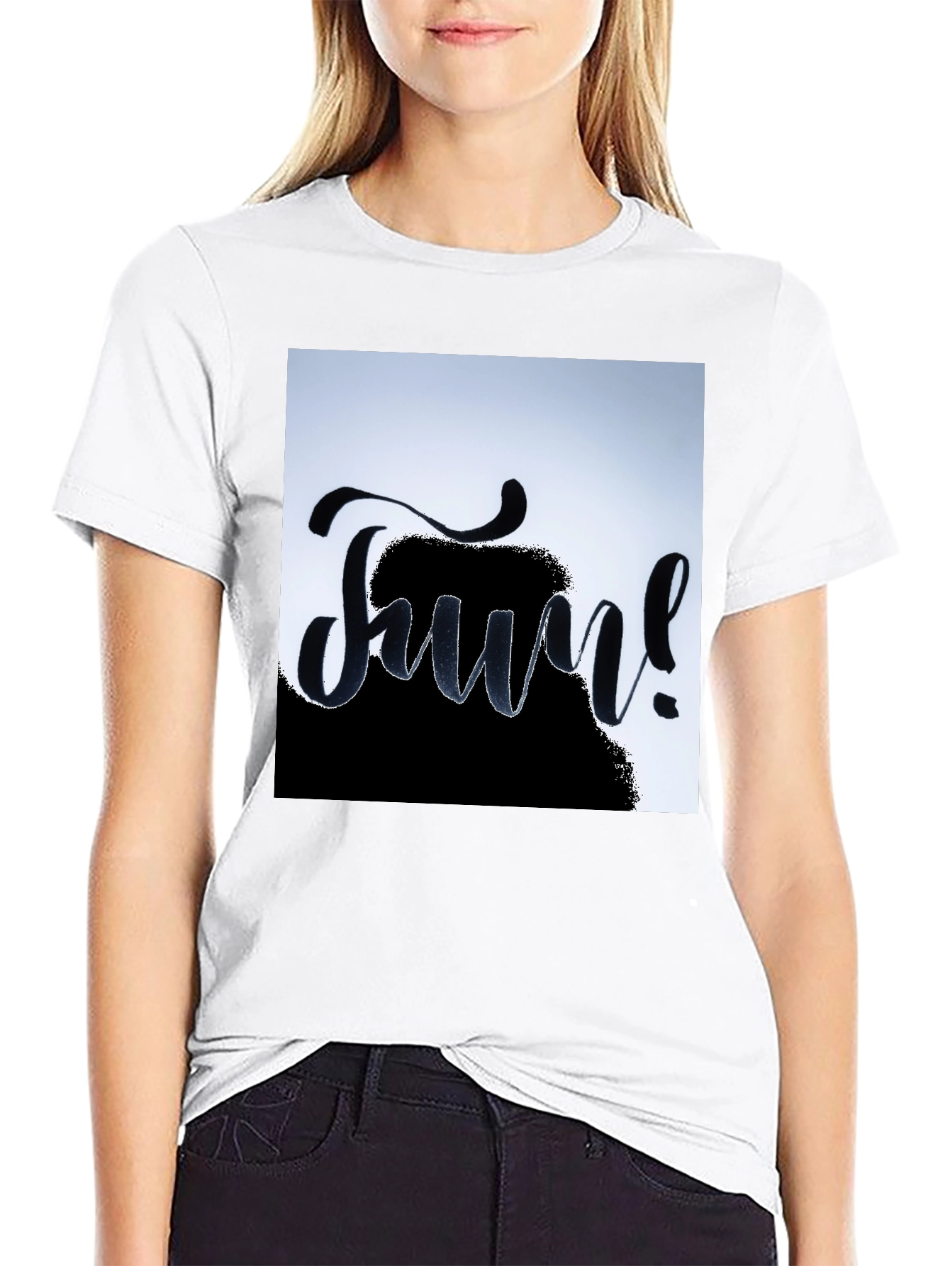 Fun! Black Graphic Tee
