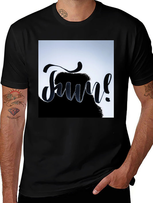Fun! Black Graphic Tee