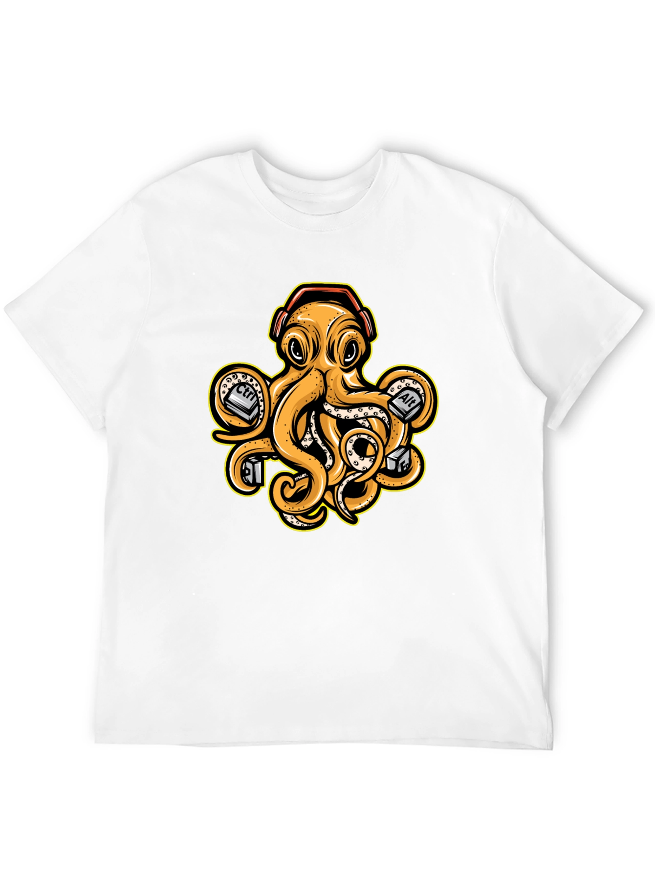 Tech Octopus Graphic Tee - Gamer Style