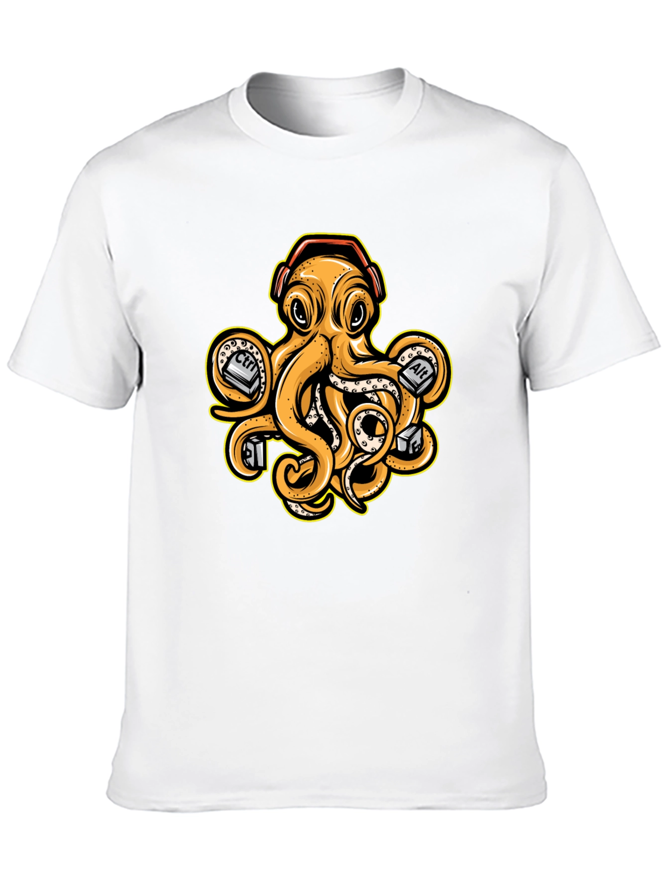 Tech Octopus Graphic Tee - Gamer Style