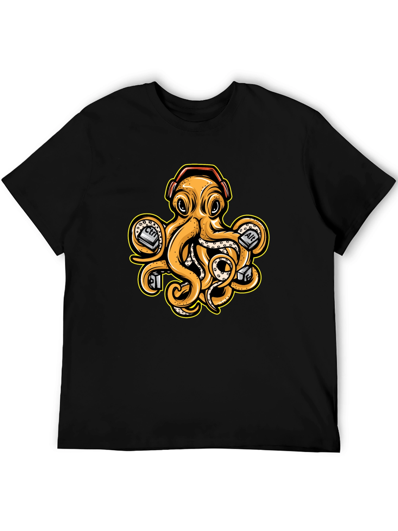 Tech Octopus Graphic Tee - Gamer Style