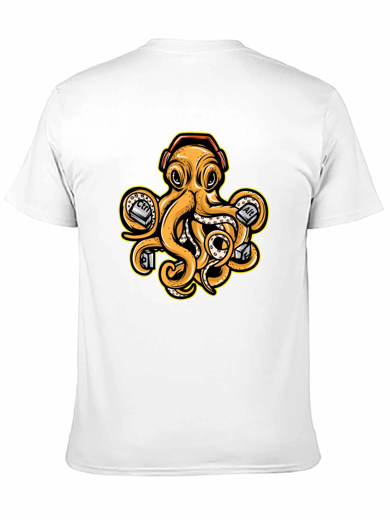 Tech Octopus Graphic Tee - Gamer Style