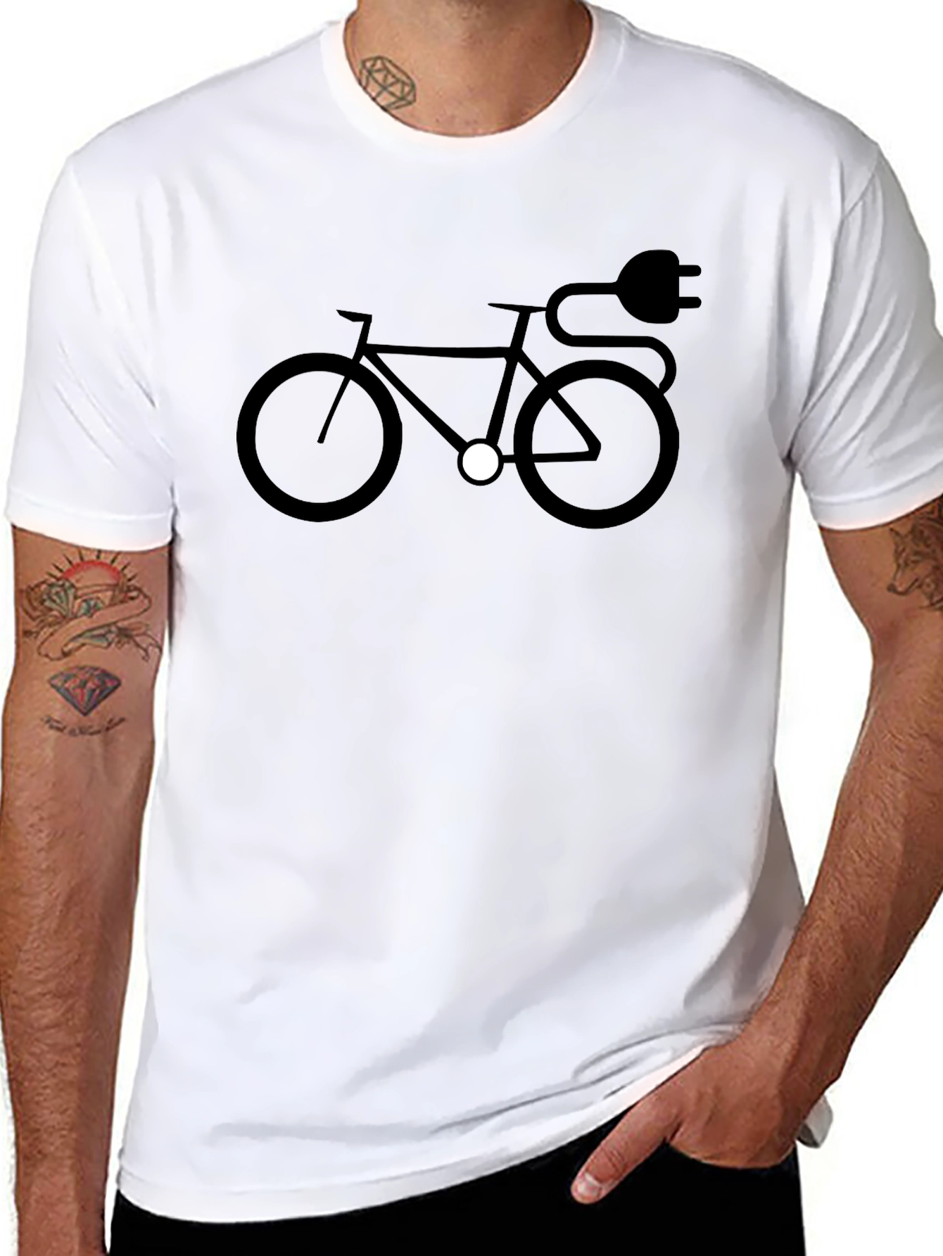 Electric Bike T-Shirt - Eco-Friendly Design