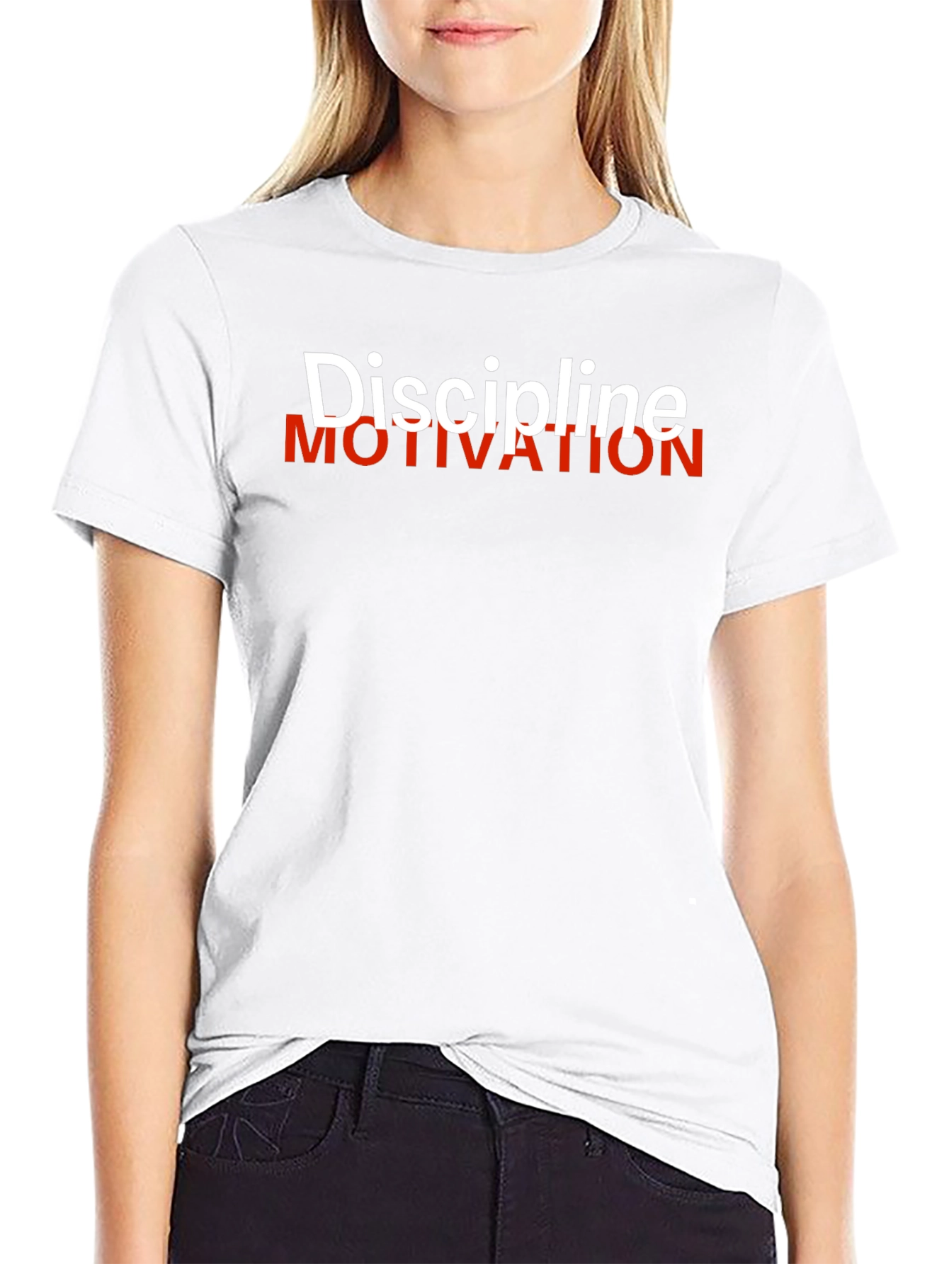 Discipline Over Motivation Graphic T-Shirt