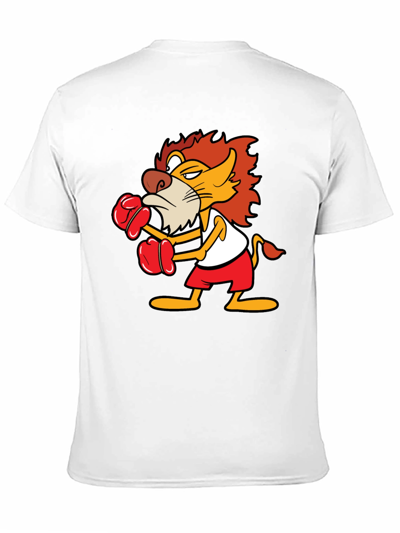 Boxing Lion Graphic Tee - Black T-Shirt