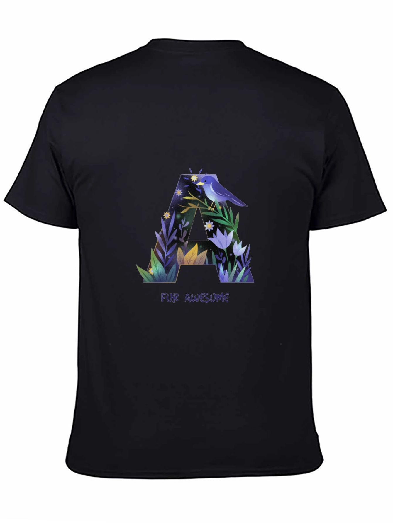 Awesome Letter A Graphic T-Shirt