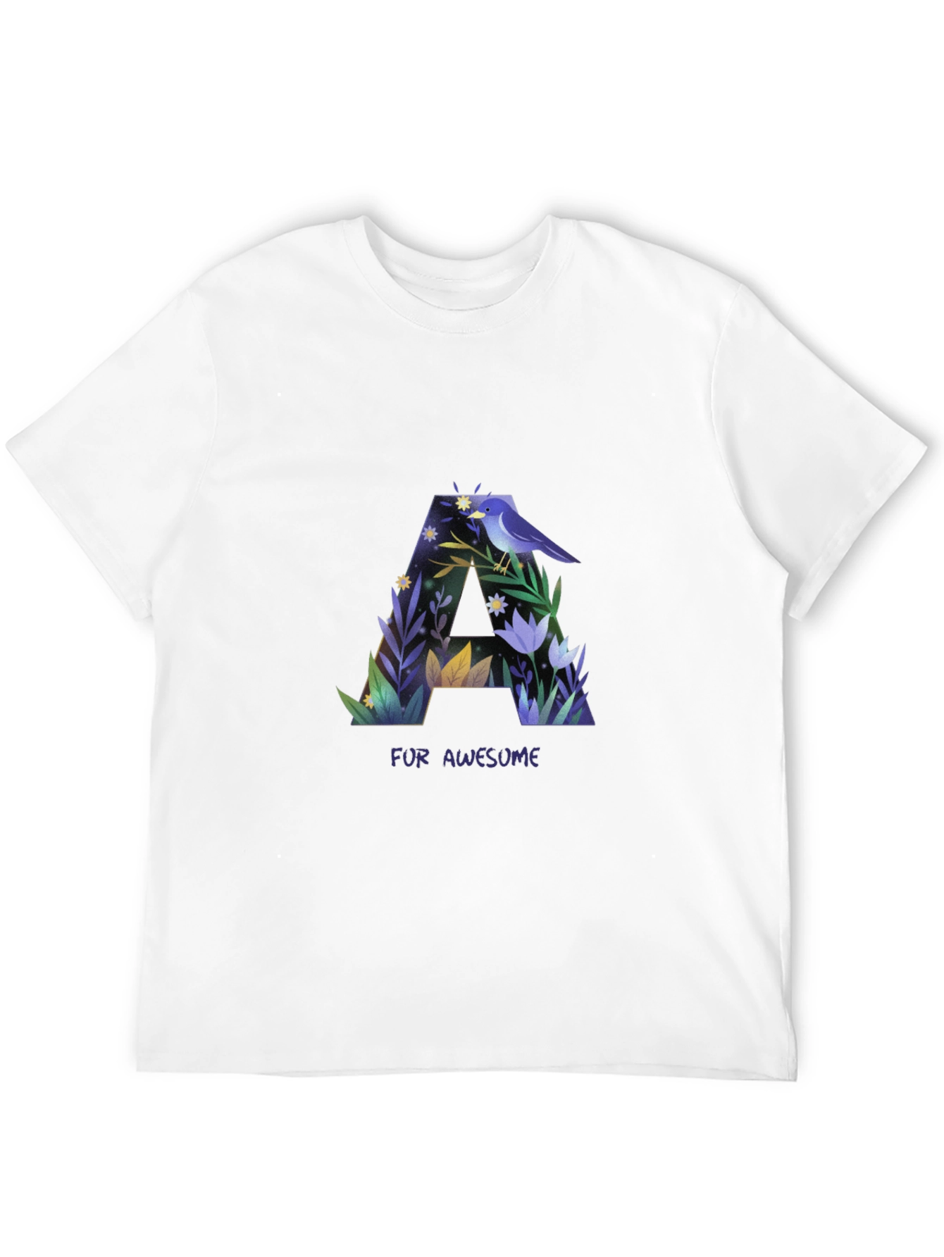Awesome Letter A Graphic T-Shirt