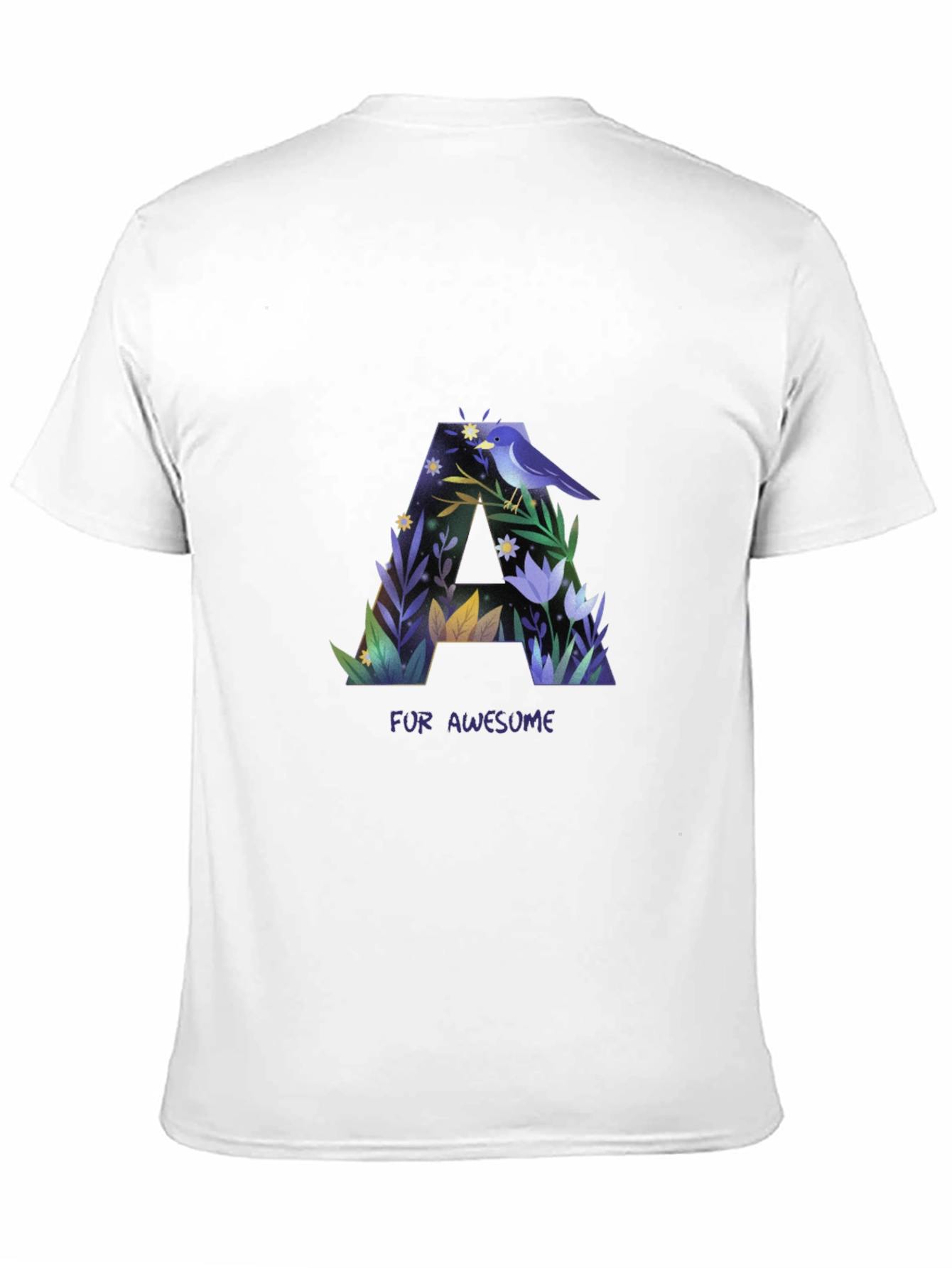 Awesome Letter A Graphic T-Shirt