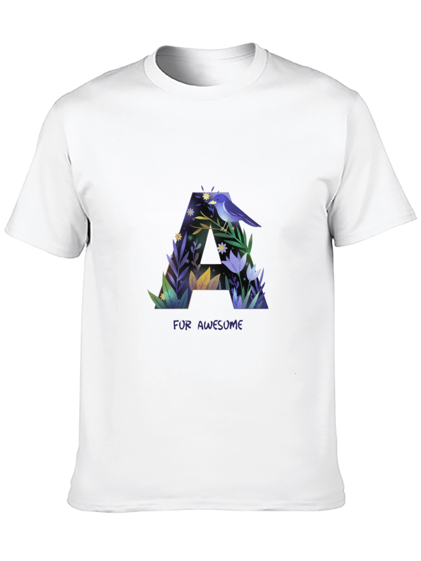 Awesome Letter A Graphic T-Shirt