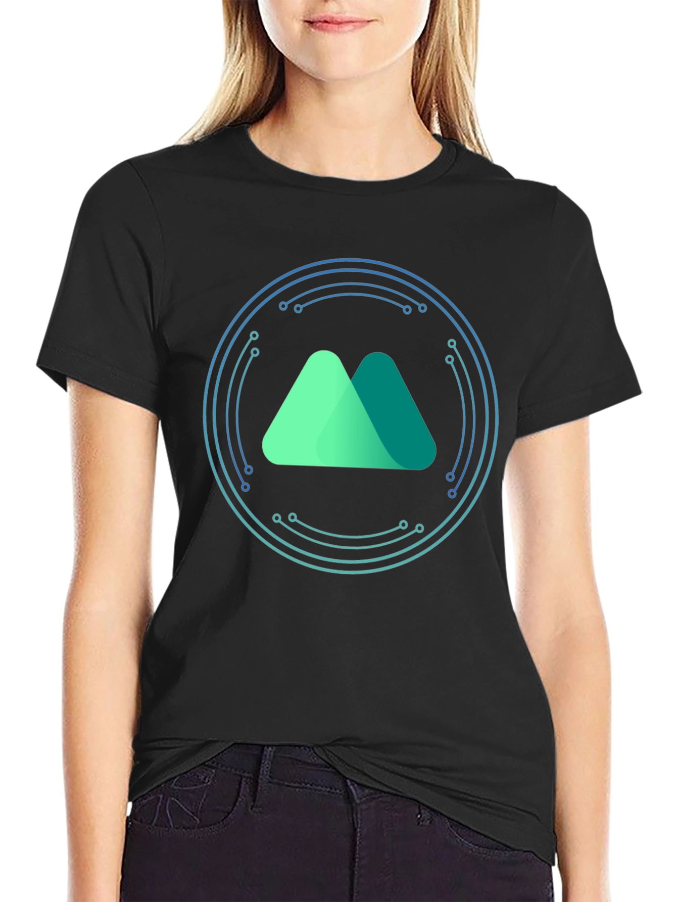 Modern Graphic Tee - Abstract Design