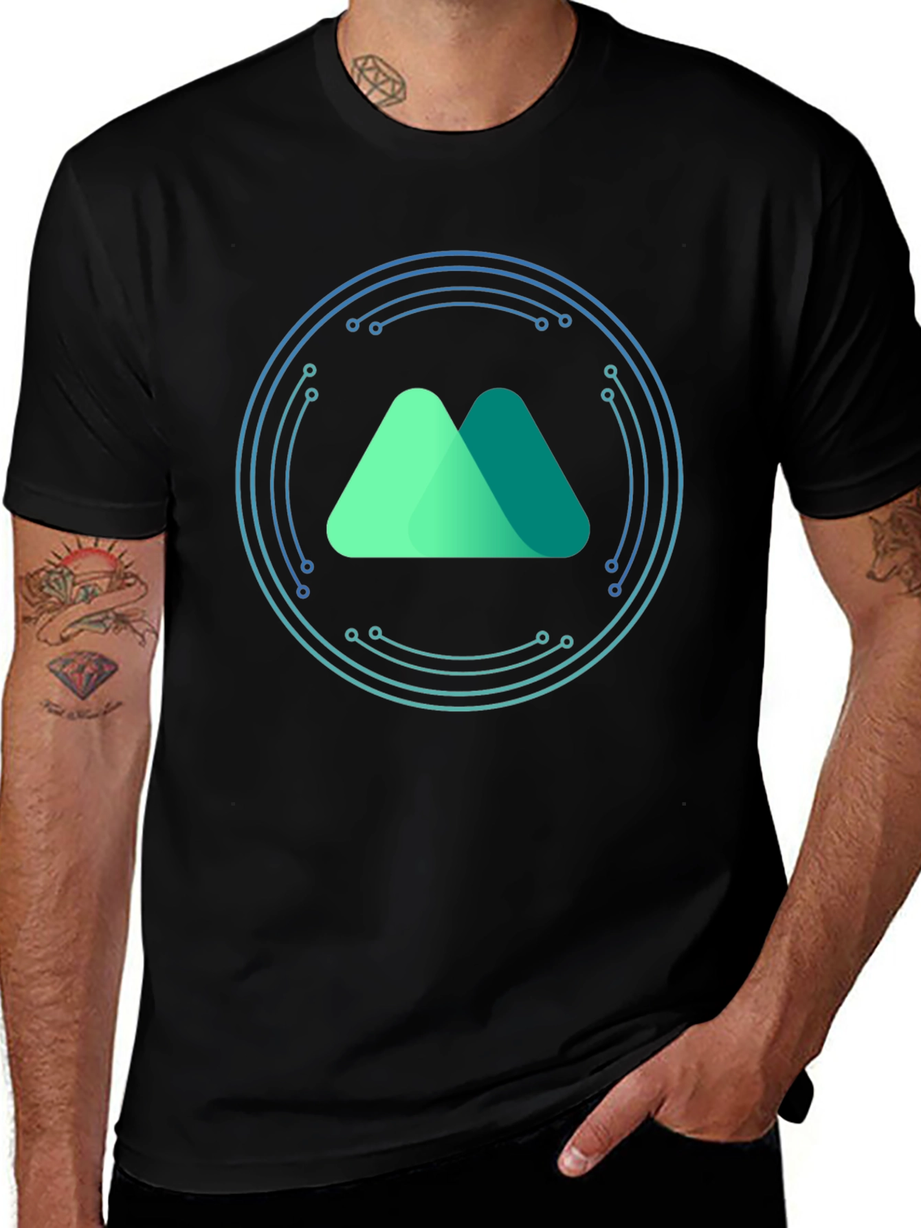 Modern Graphic Tee - Abstract Design