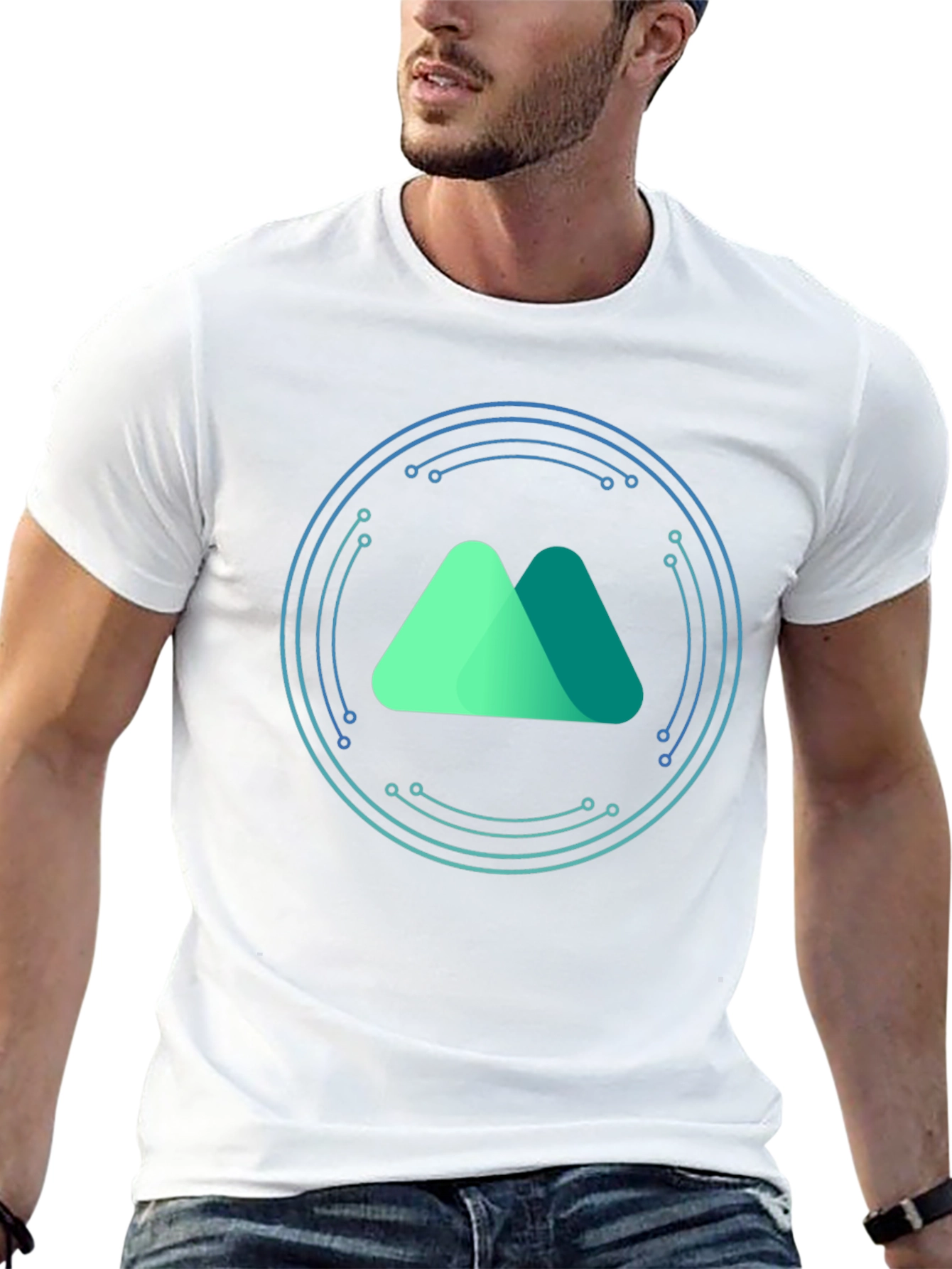 Modern Graphic Tee - Abstract Design