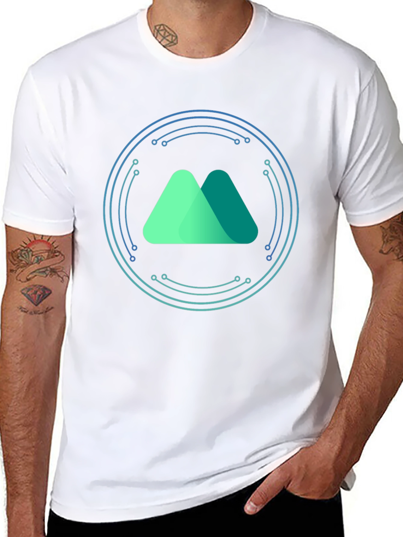 Modern Graphic Tee - Abstract Design