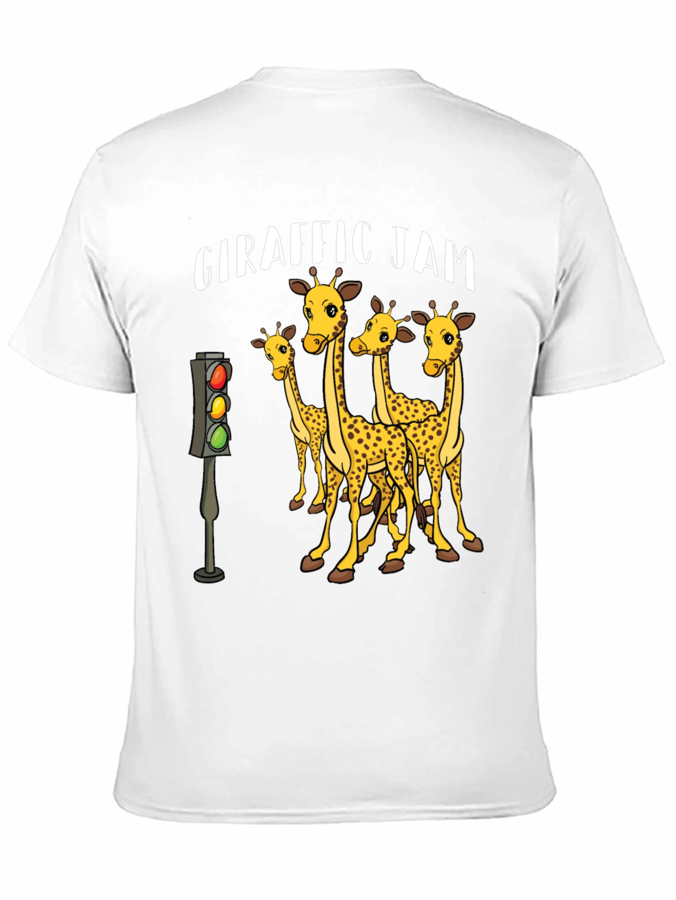 Giraffe Traffic Jam Graphic T-Shirt