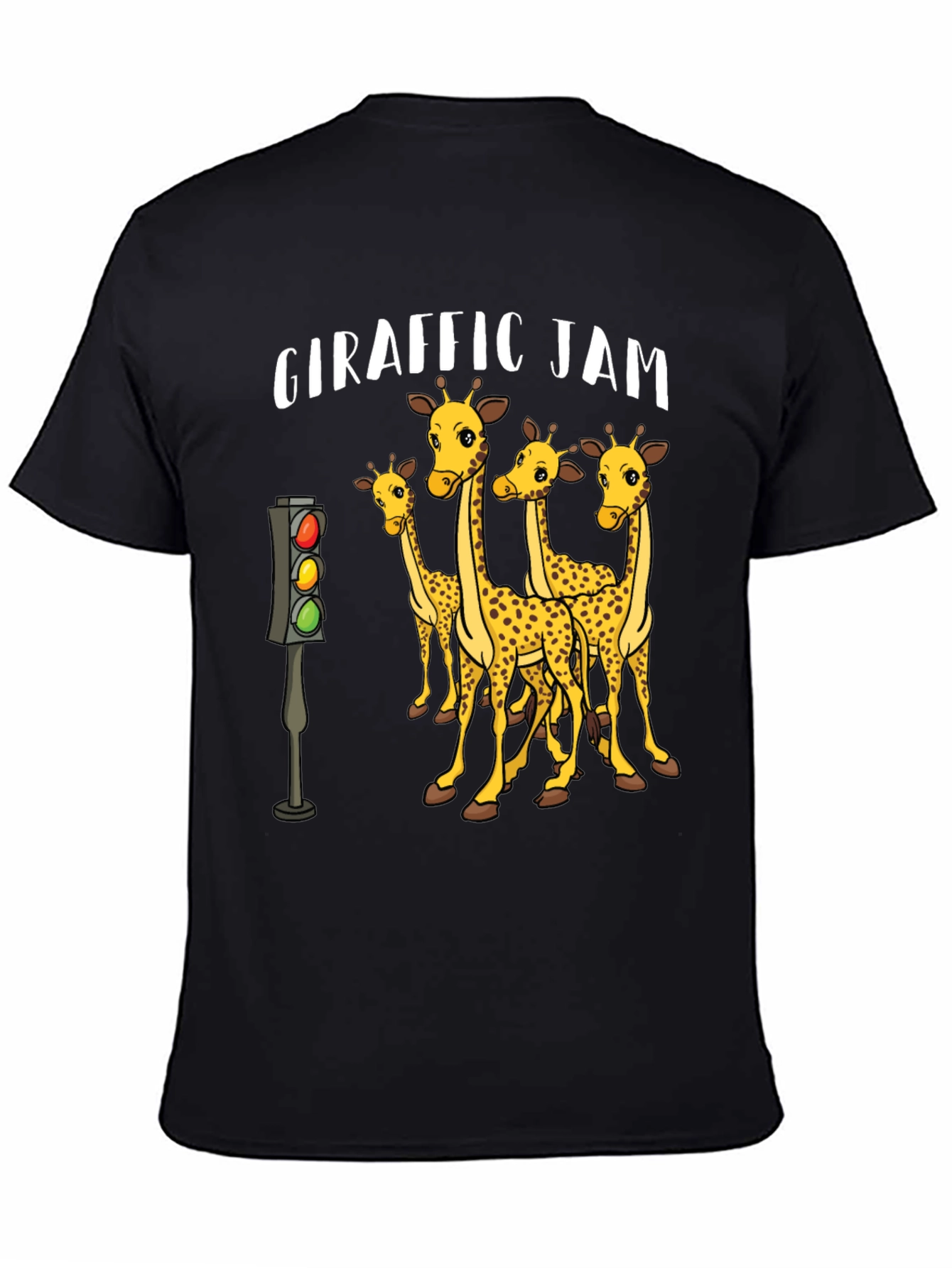 Giraffe Traffic Jam Graphic T-Shirt