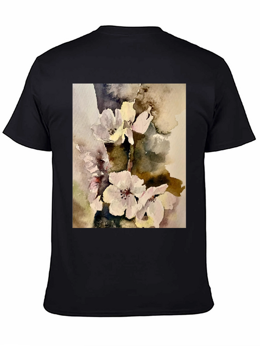Floral Watercolor Print T-Shirt