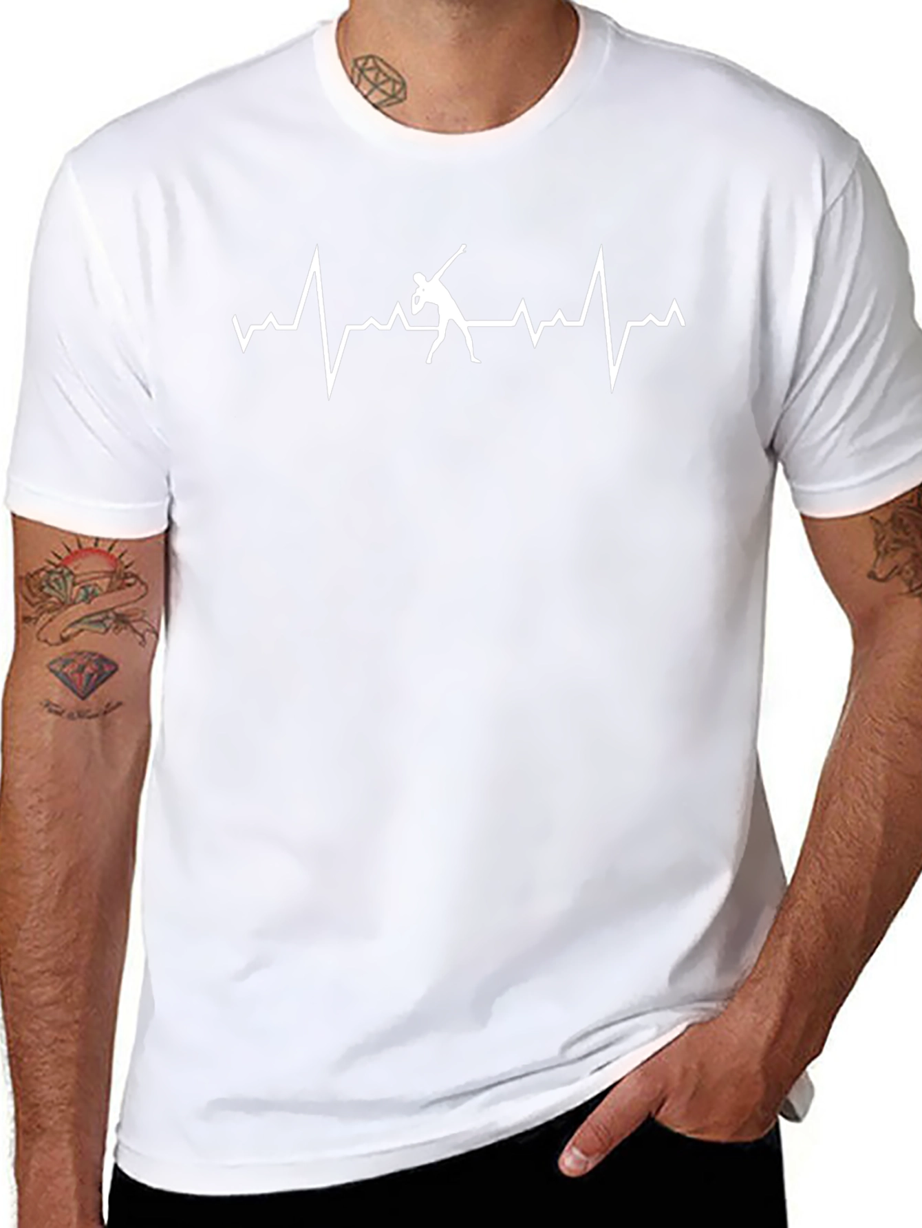 Heartbeat Track & Field T-Shirt - Black