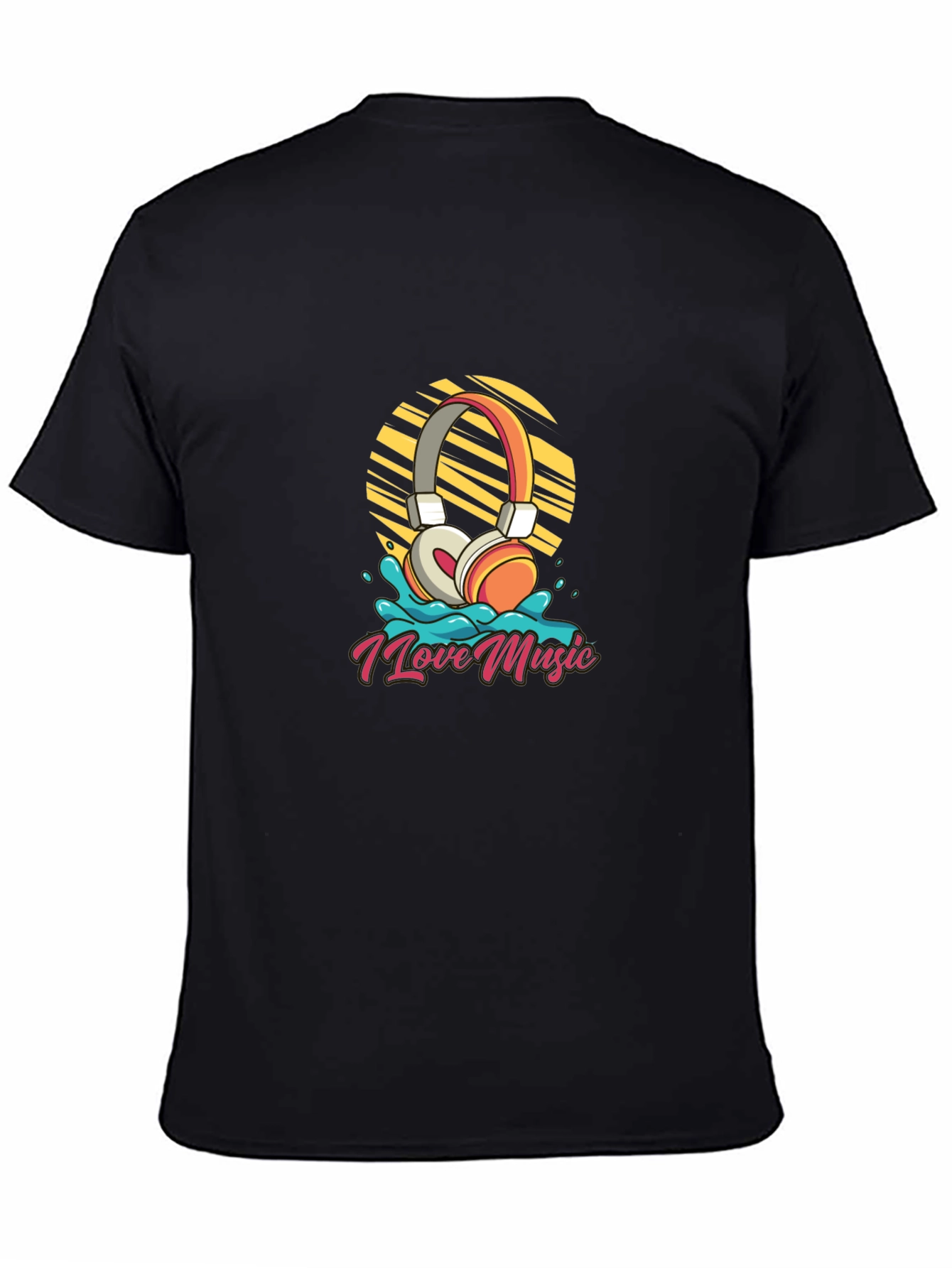 I Love Music Graphic Tee - Stylish Comfort